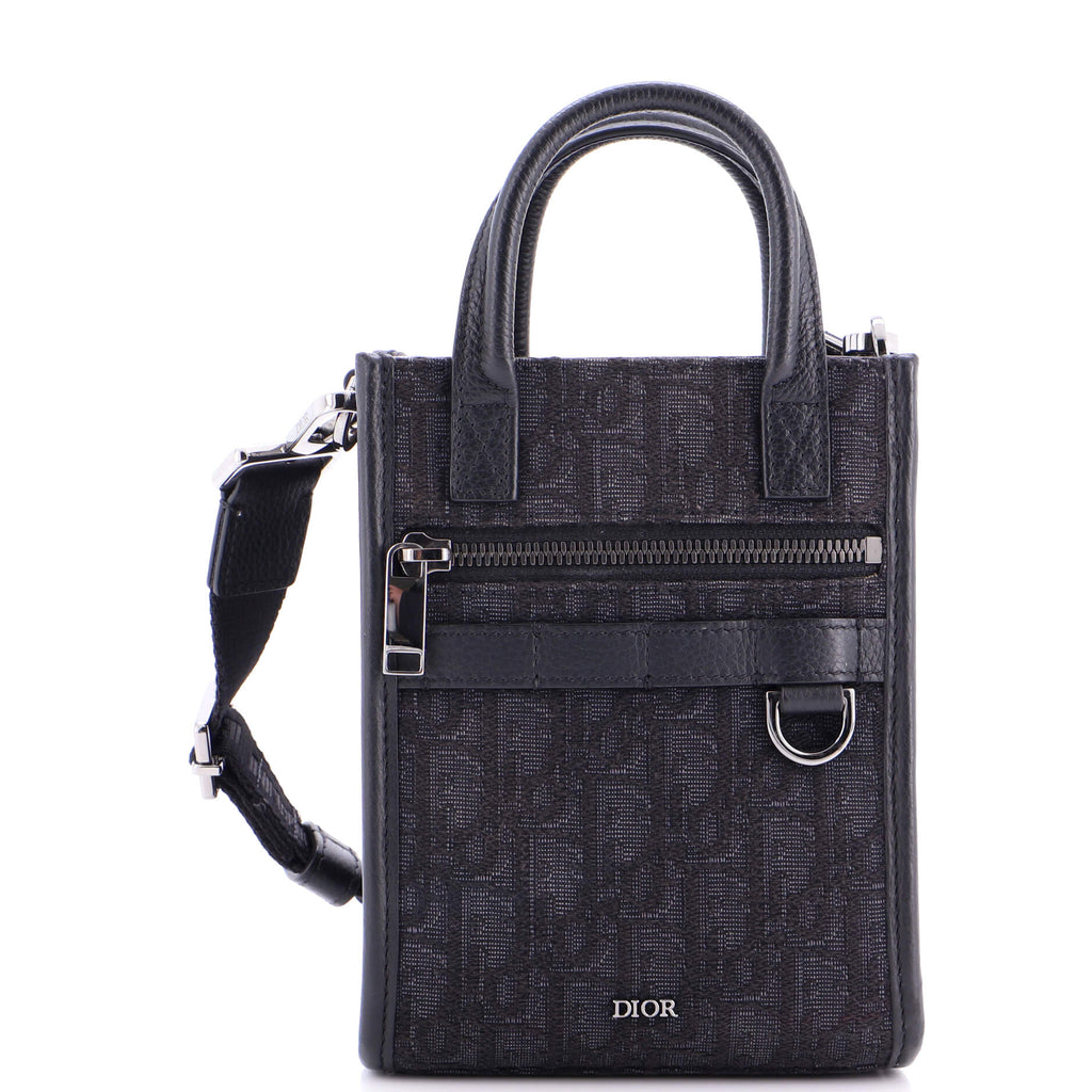 Safari North South Convertible Tote Oblique Canvas Mini