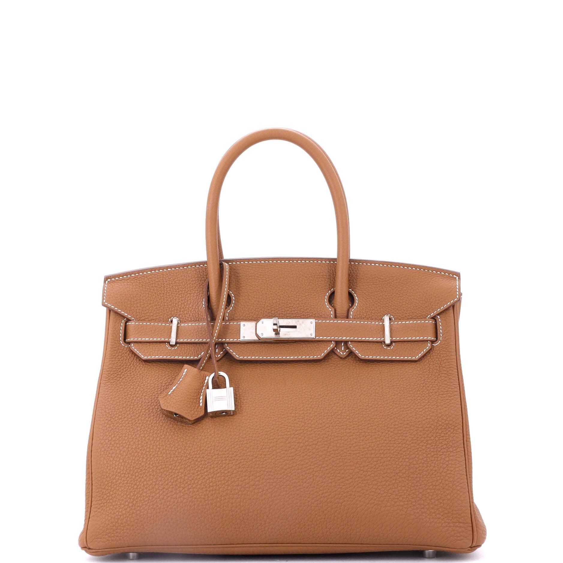 Birkin Handbag Gold Togo with Palladium Hardware 30