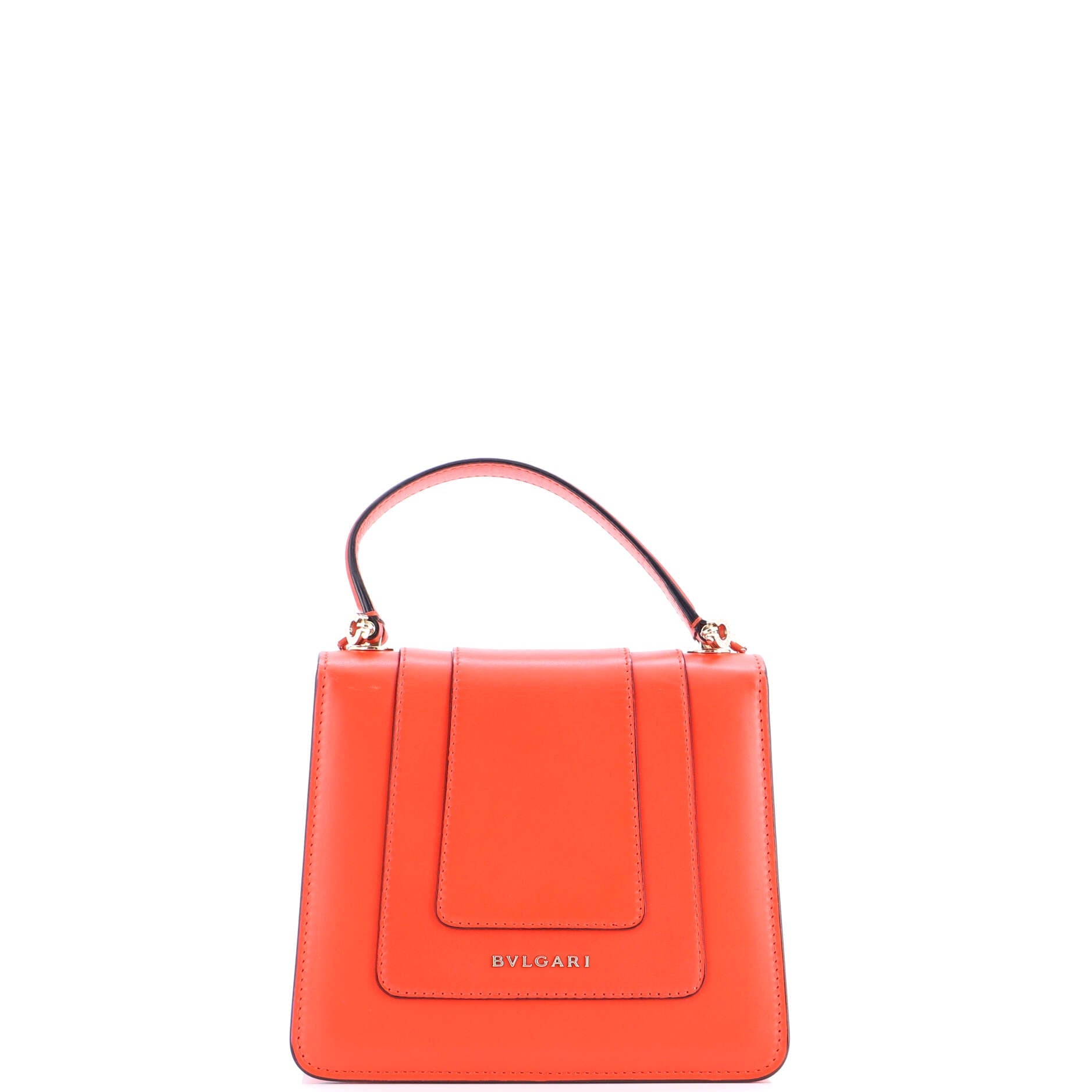 Serpenti Forever Top Handle Bag Leather Small