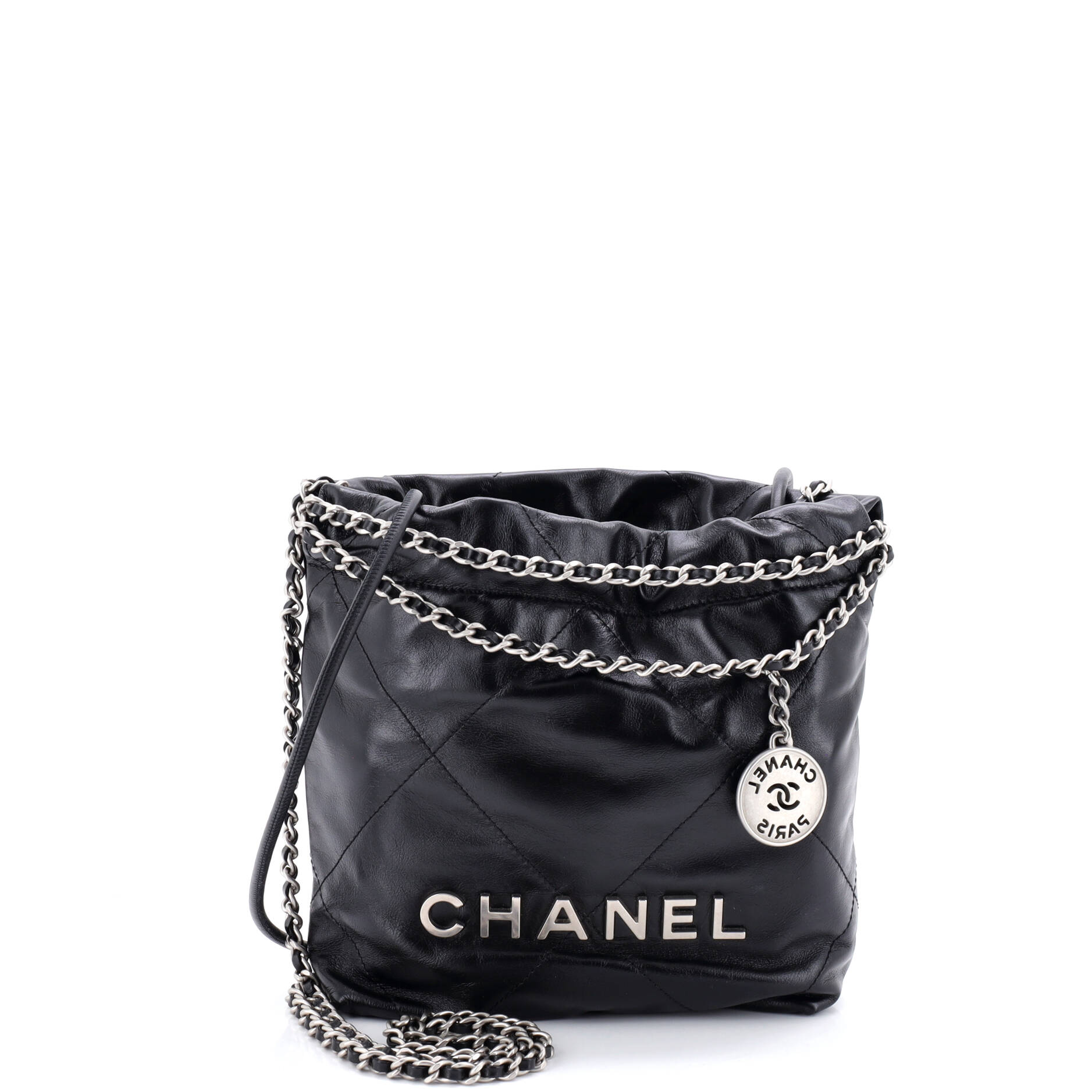 22 Chain Hobo Quilted Calfskin Mini
