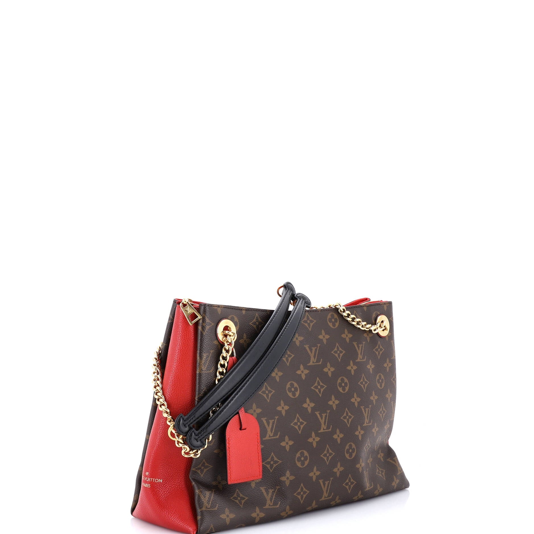Surene Handbag Monogram Canvas with Leather MM