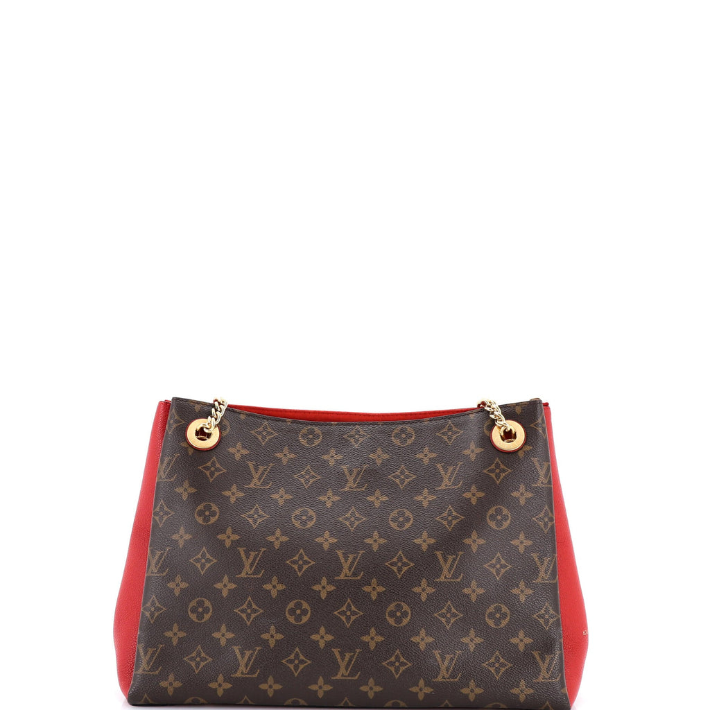 Surene Handbag Monogram Canvas with Leather MM