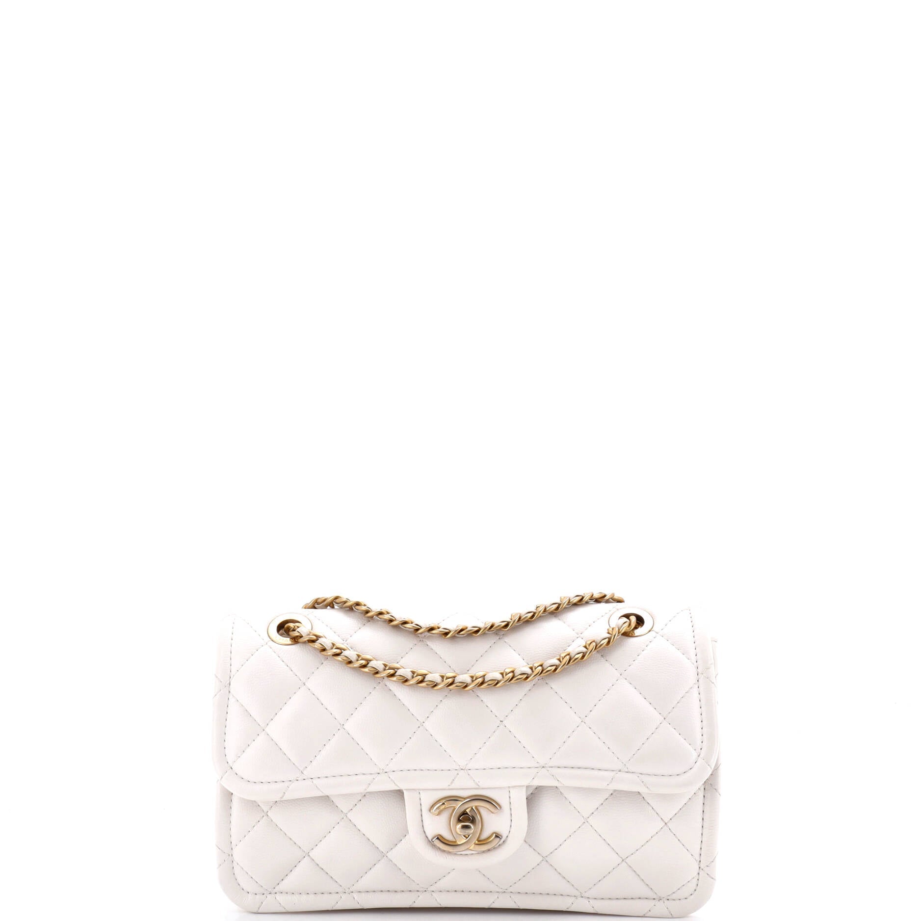 Sweet Classic Flap Bag Quilted Caviar Medium