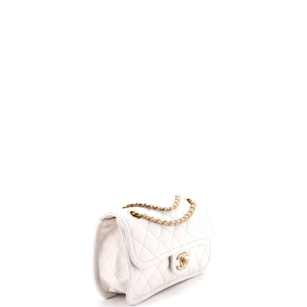 Sweet Classic Flap Bag Quilted Caviar Medium