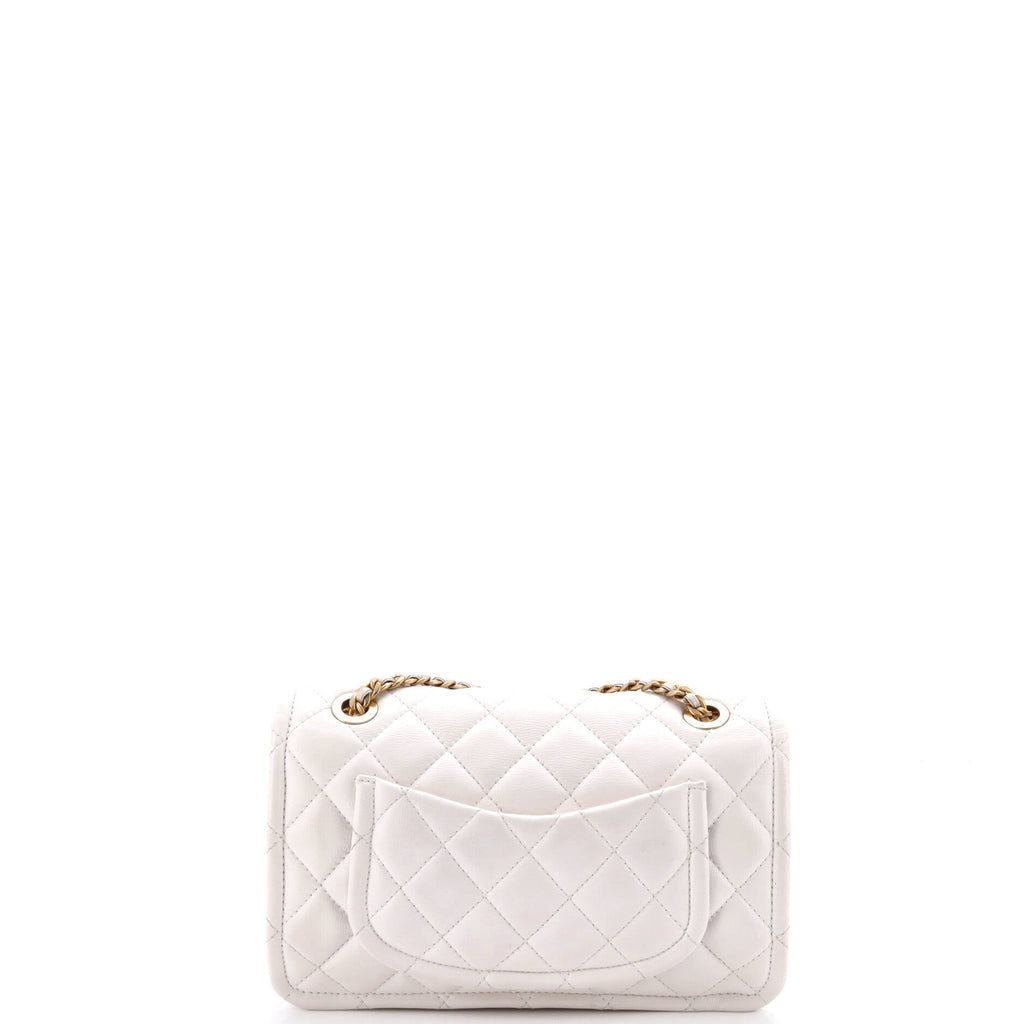 Sweet Classic Flap Bag Quilted Caviar Medium