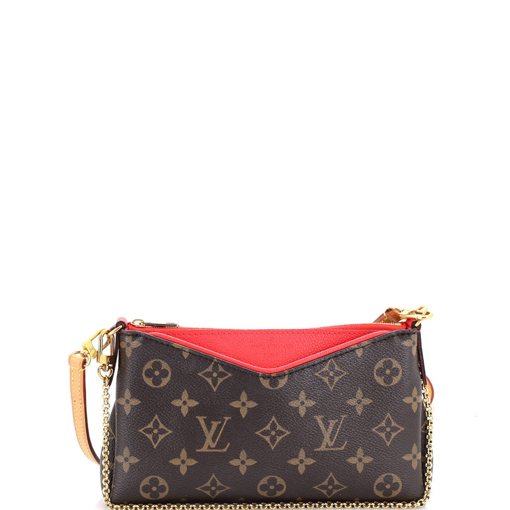 Pallas Clutch Monogram Canvas with Leather