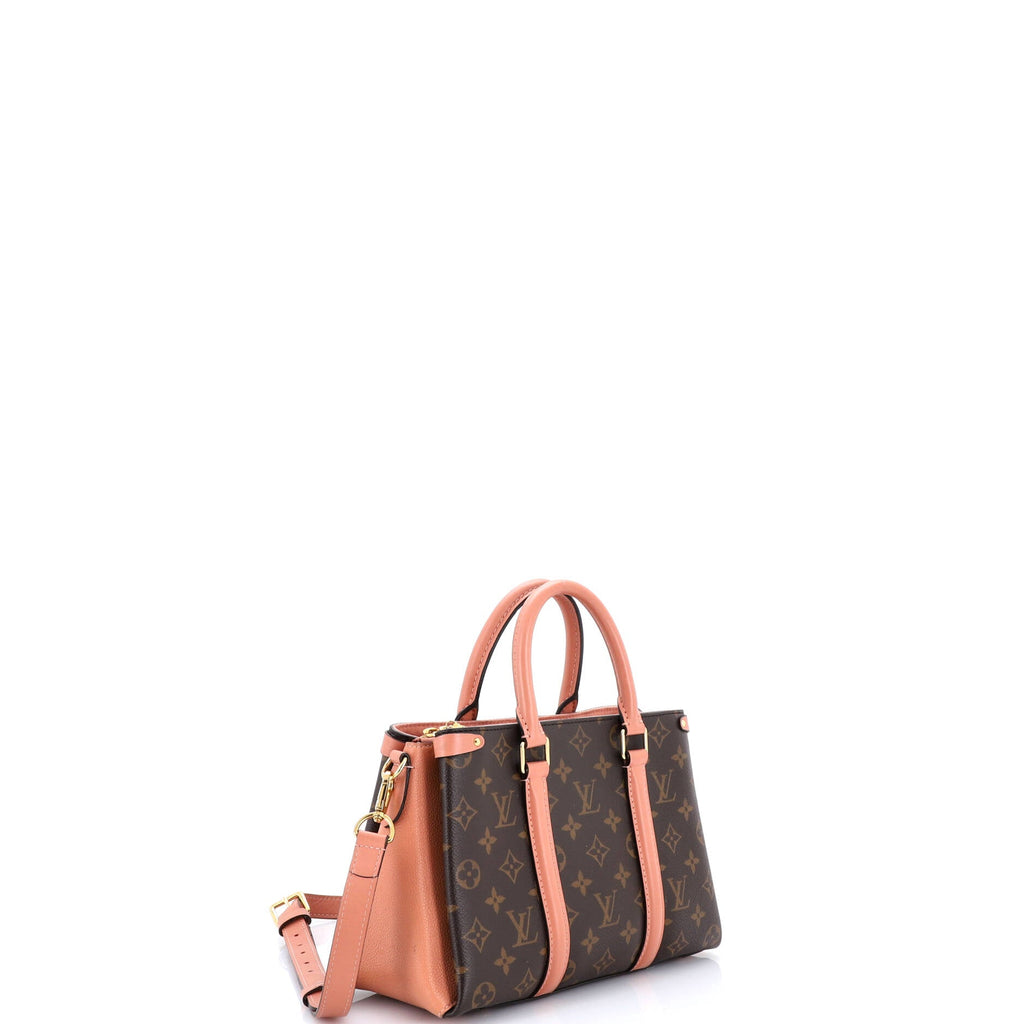 Soufflot Tote Monogram Canvas with Leather BB