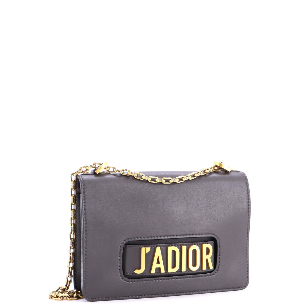J'Adior Flap Bag Leather Medium