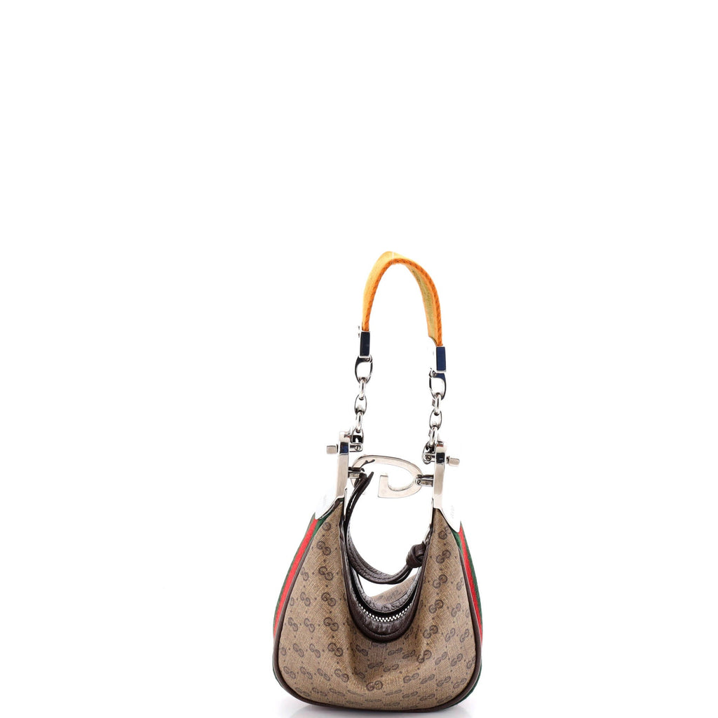Attache Shoulder Bag Micro GG Coated Canvas Mini