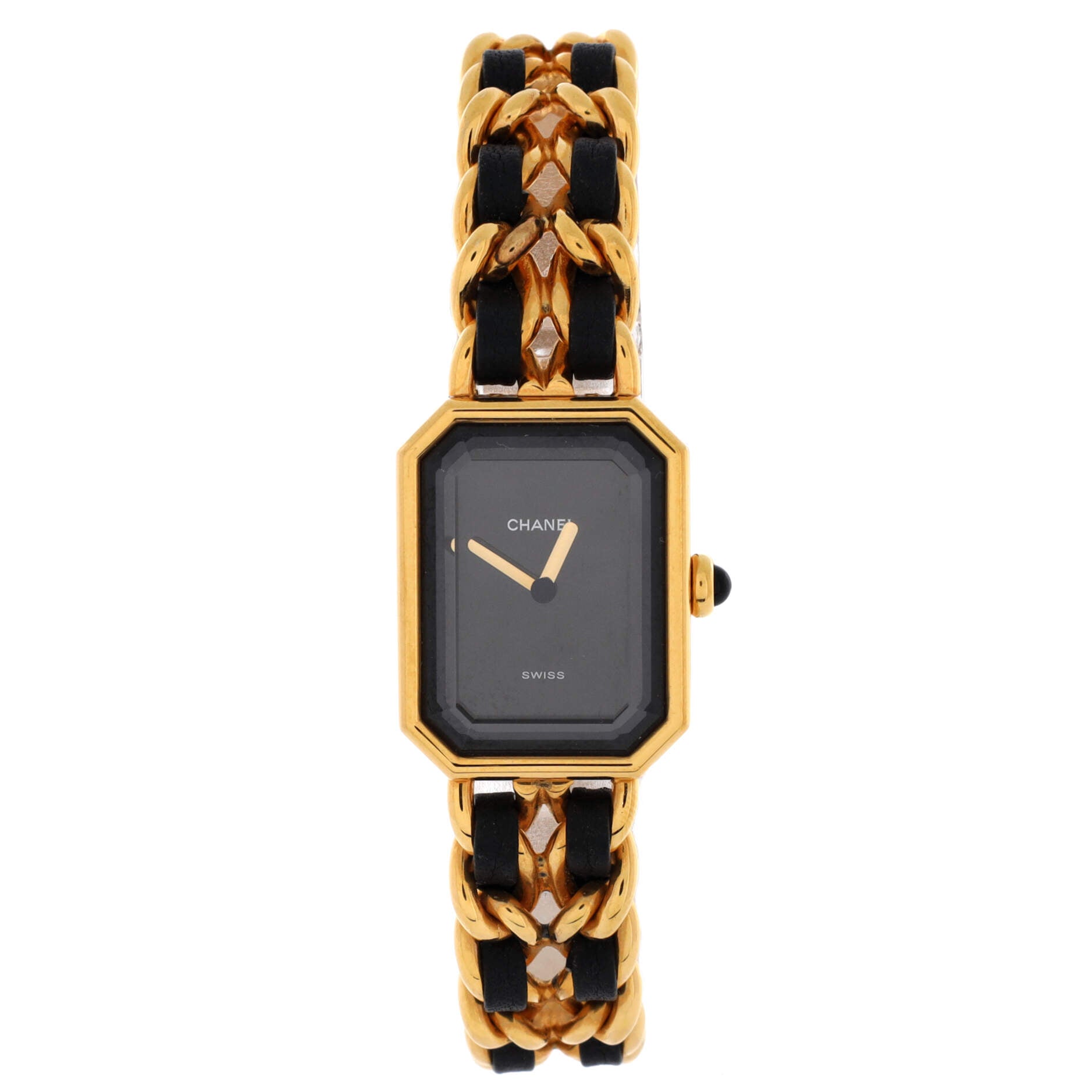 Premiere Rock Quartz Watch Plated Metal and Leather 20