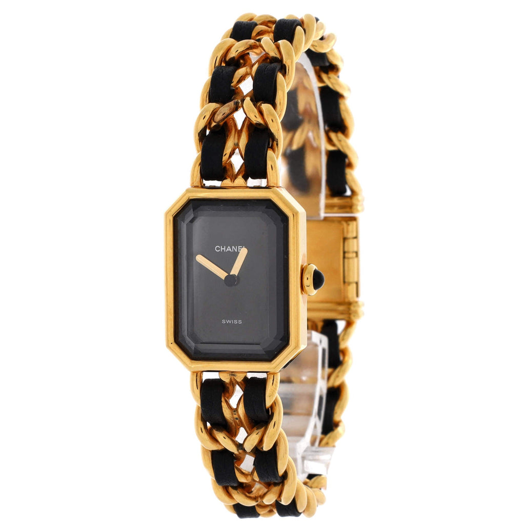 Premiere Rock Quartz Watch Plated Metal and Leather 20