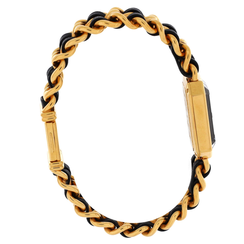 Premiere Rock Quartz Watch Plated Metal and Leather 20