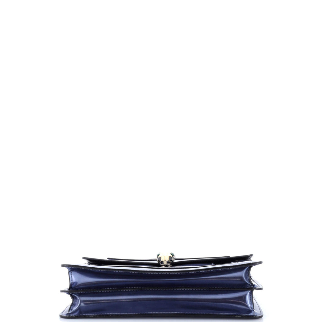 Serpenti Forever Shoulder Bag Metallic Leather Medium