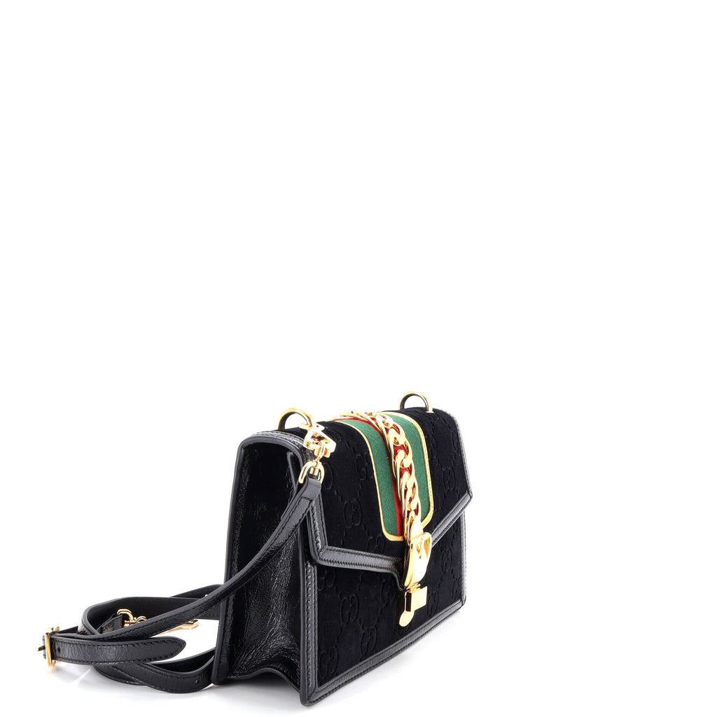 Sylvie Shoulder Bag GG Velvet Small