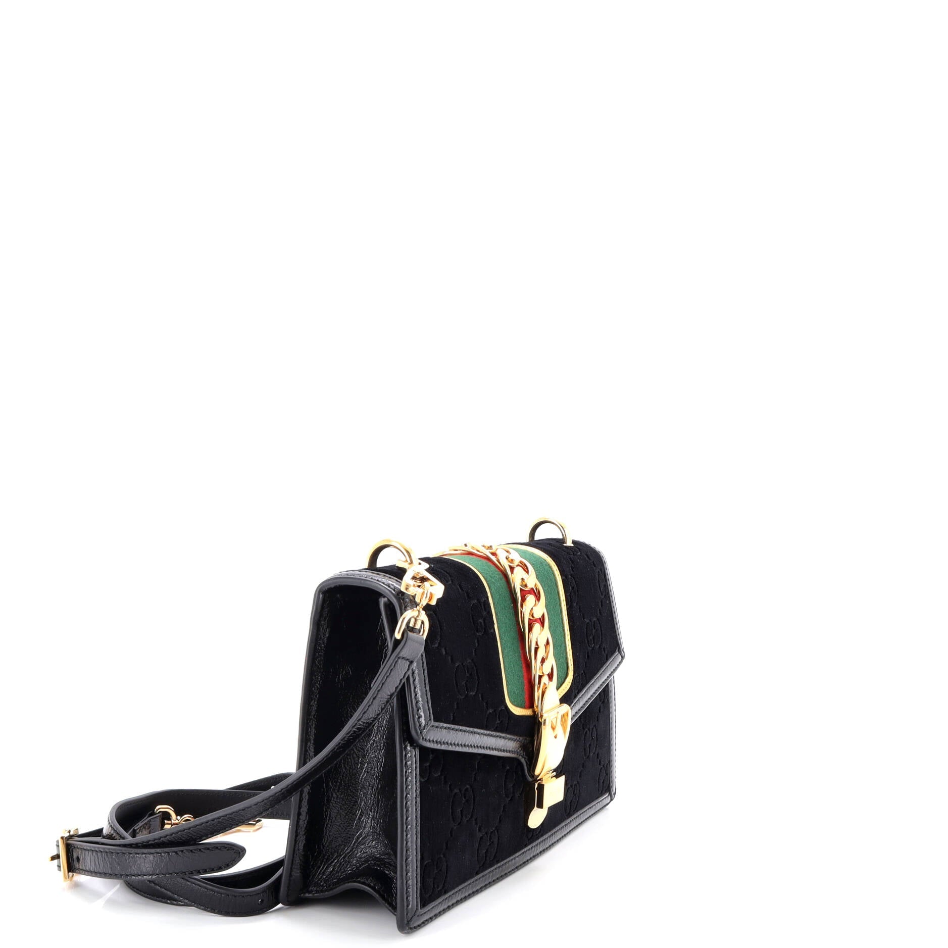Sylvie Shoulder Bag GG Velvet Small