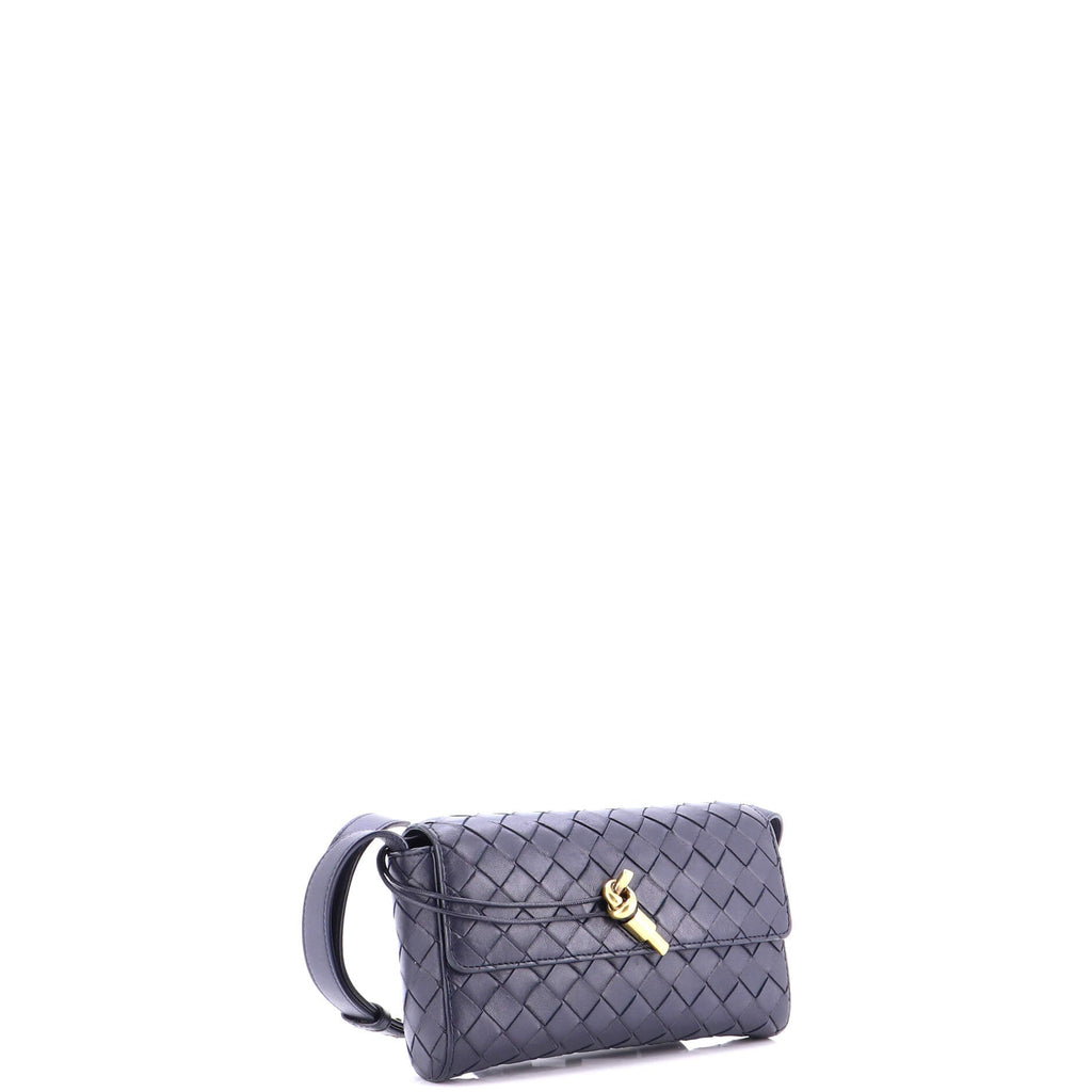 Andiamo Shoulder Bag Intrecciato Leather