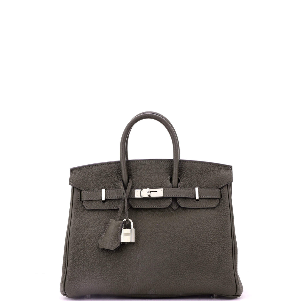Birkin Handbag Vert Maquis Togo with Palladium Hardware 25