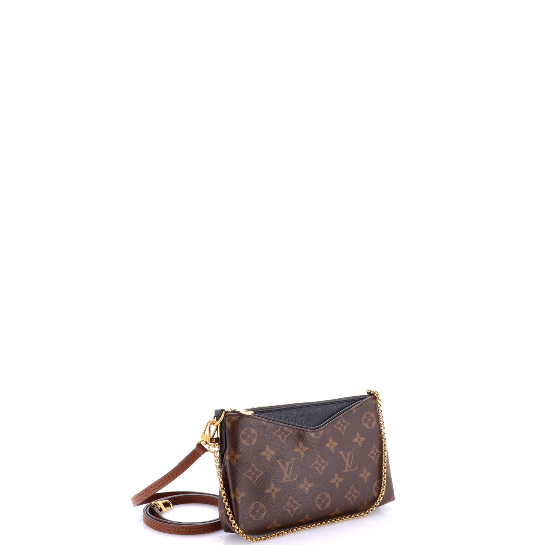 Pallas Clutch Monogram Canvas with Leather
