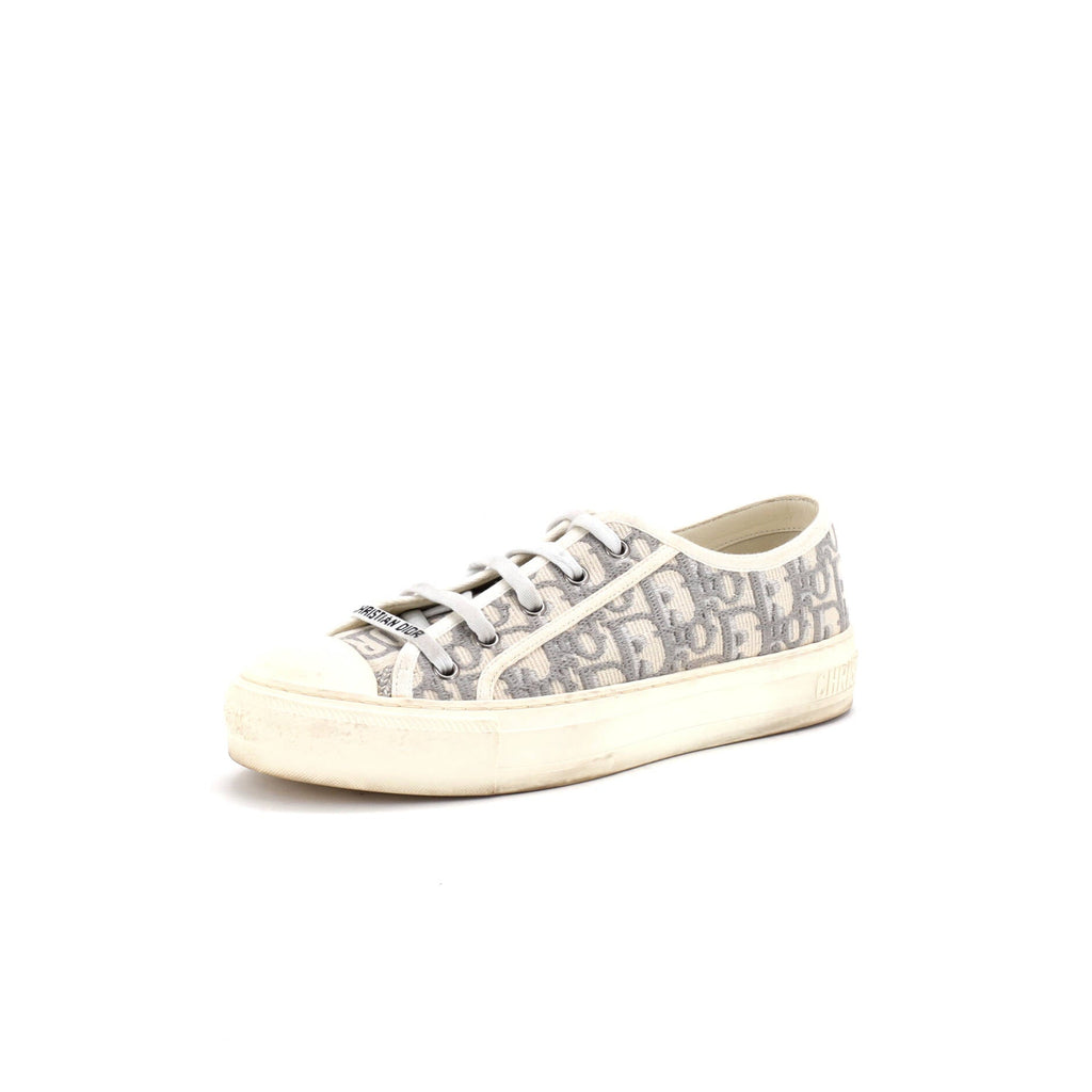 Women's Walk'N'Dior Sneakers Oblique Canvas