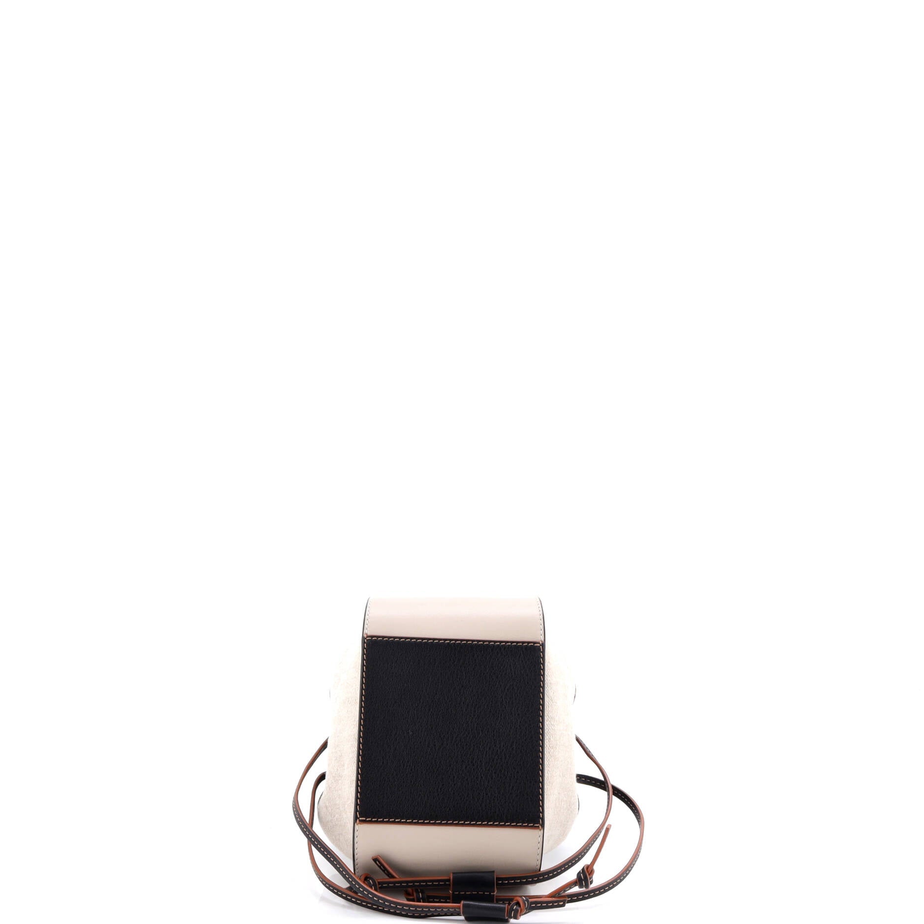 Hammock Bag Leather and Canvas Mini