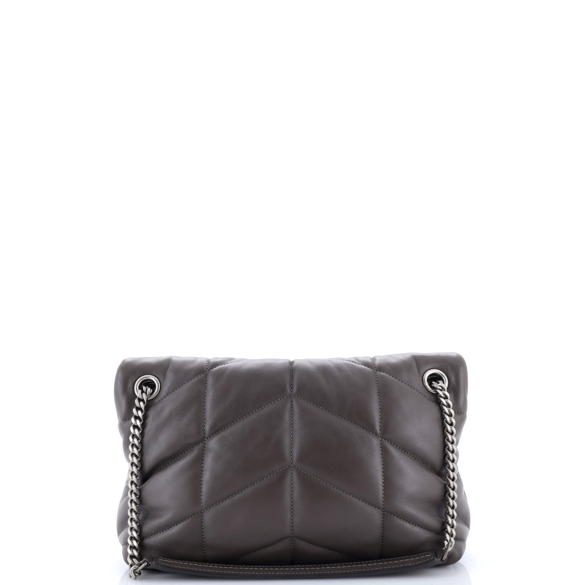 Loulou Puffer Shoulder Bag Quilted Leather Small