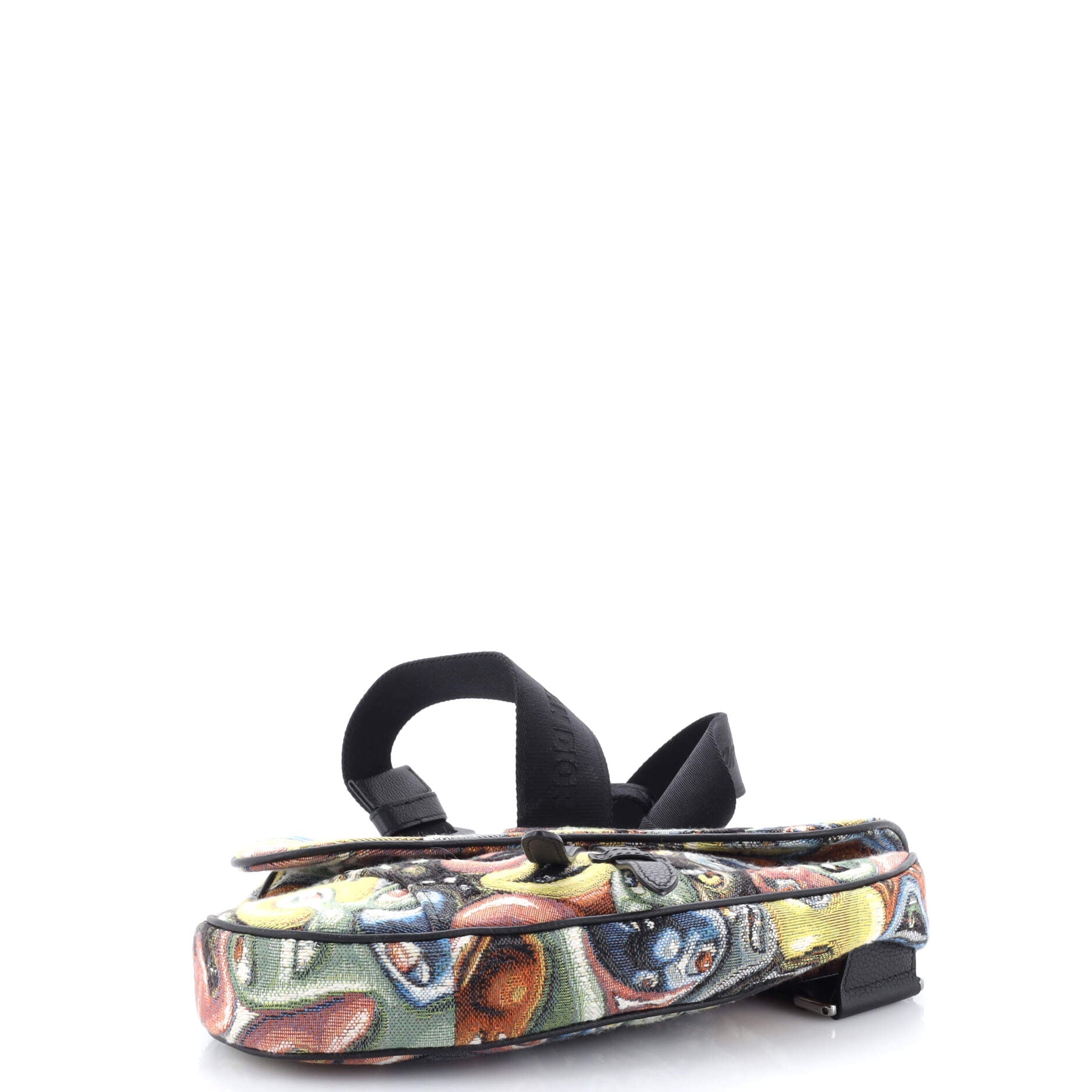 Kenny Scharf Saddle Crossbody Bag Jacquard