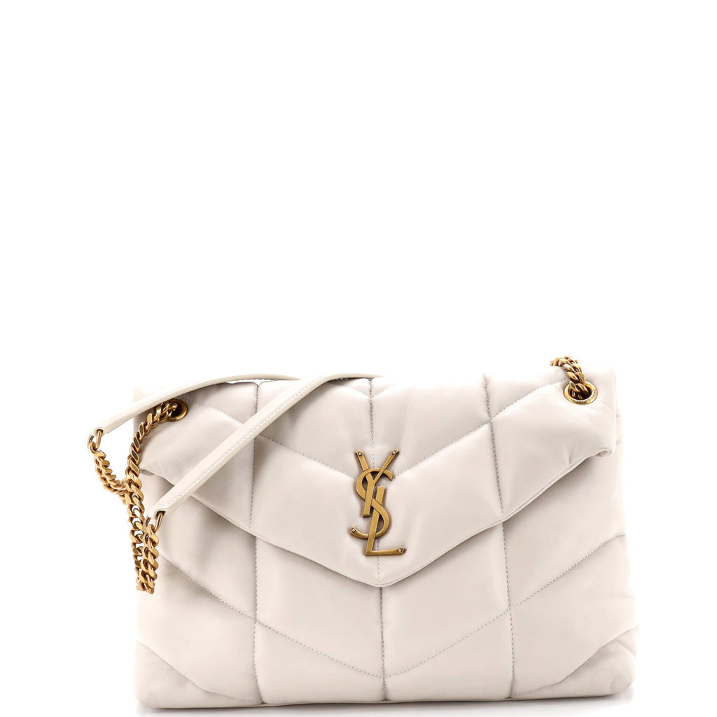 Loulou Puffer Shoulder Bag Quilted Leather Medium