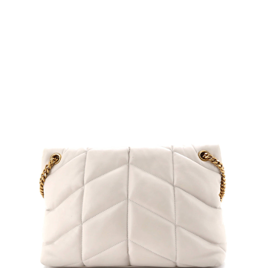 Loulou Puffer Shoulder Bag Quilted Leather Medium