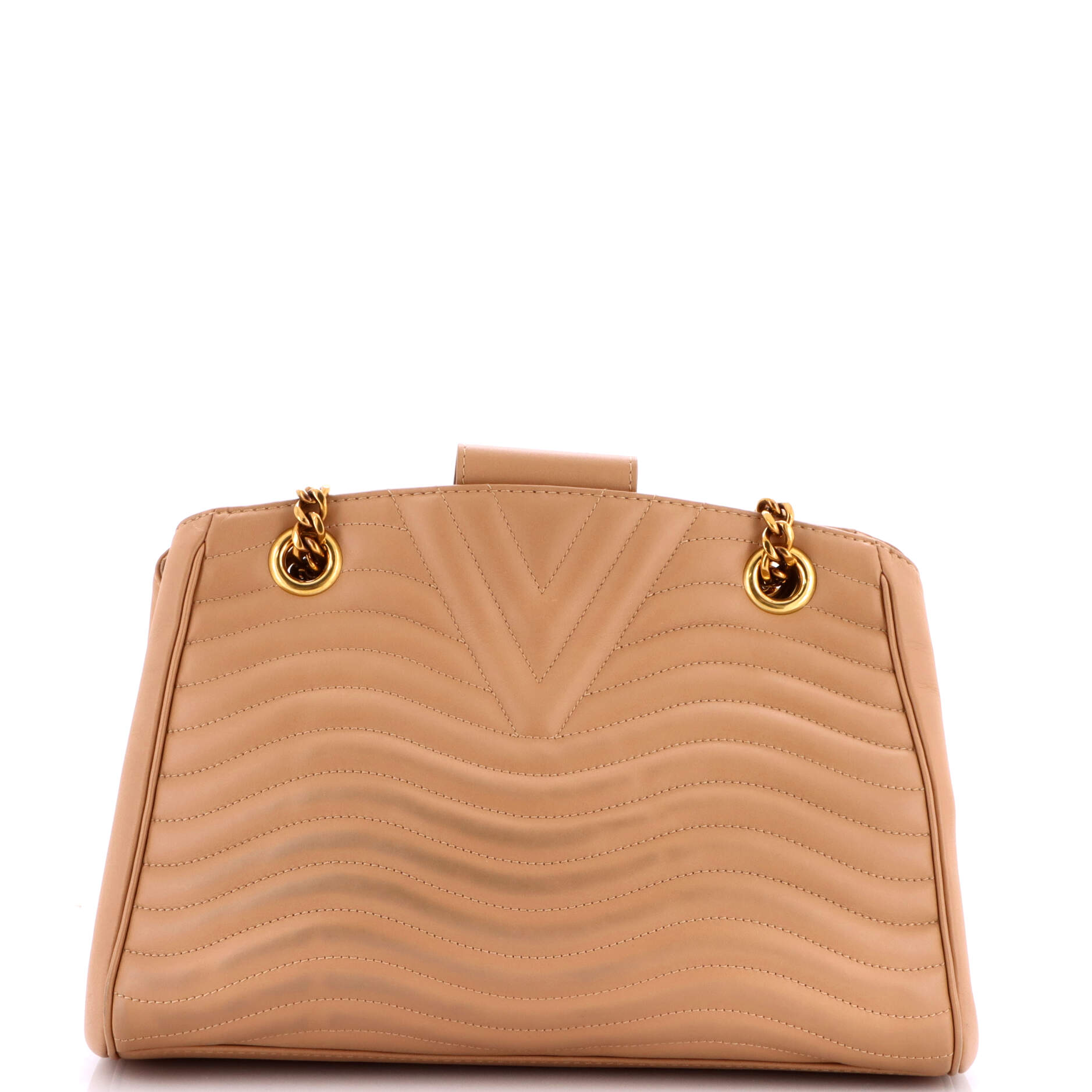 New Wave Chain Tote Quilted Leather