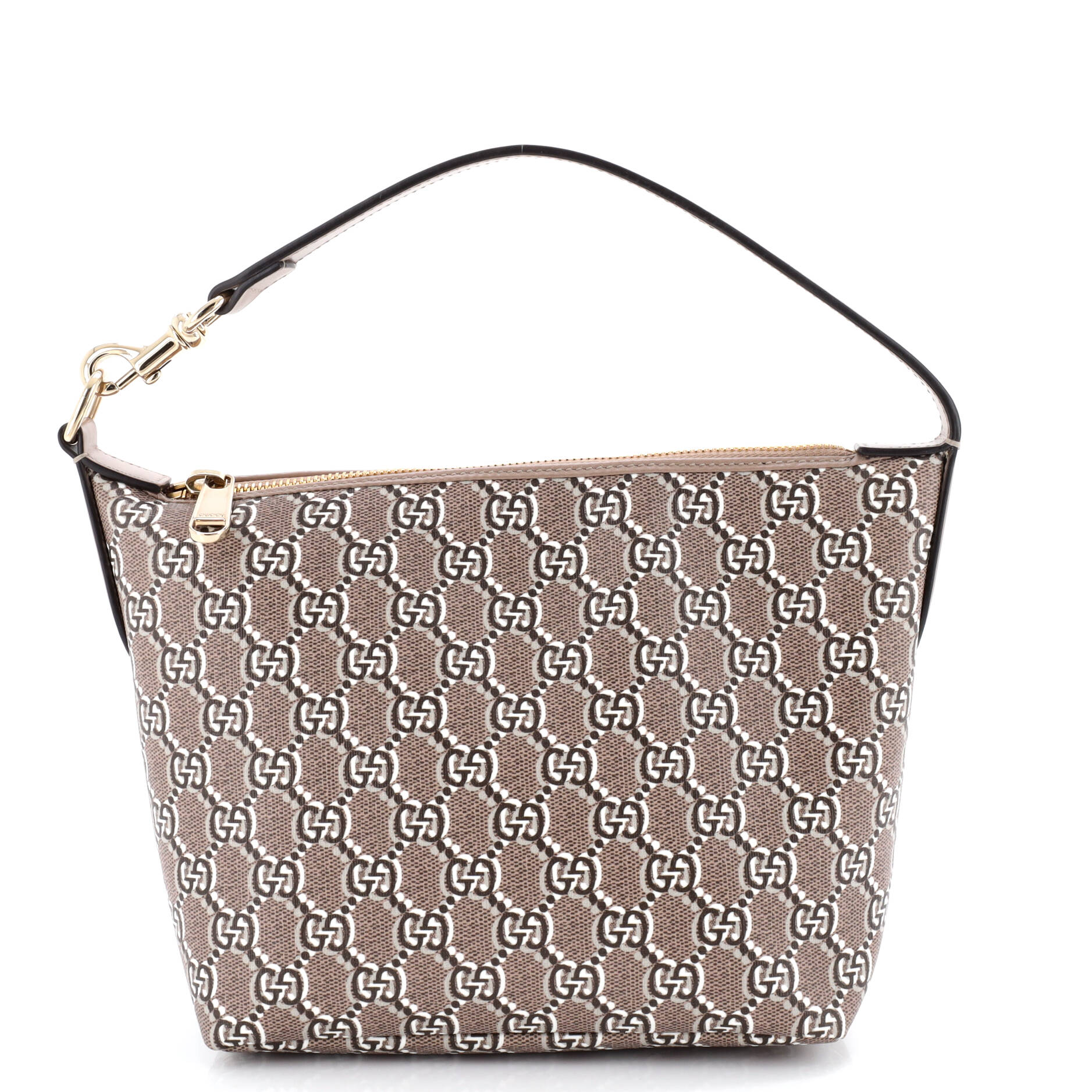 Ophidia Zip Shoulder Bag GG Shadow Coated Canvas Super Mini