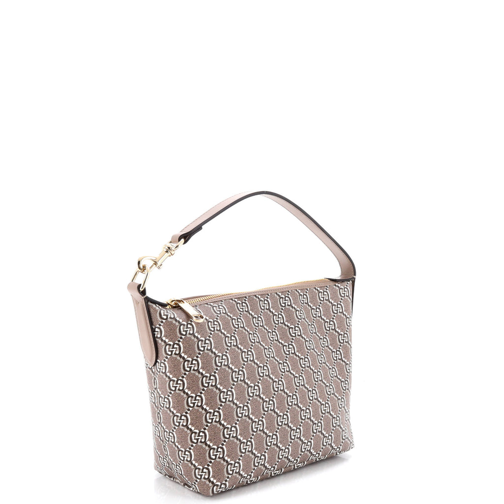 Ophidia Zip Shoulder Bag GG Shadow Coated Canvas Super Mini