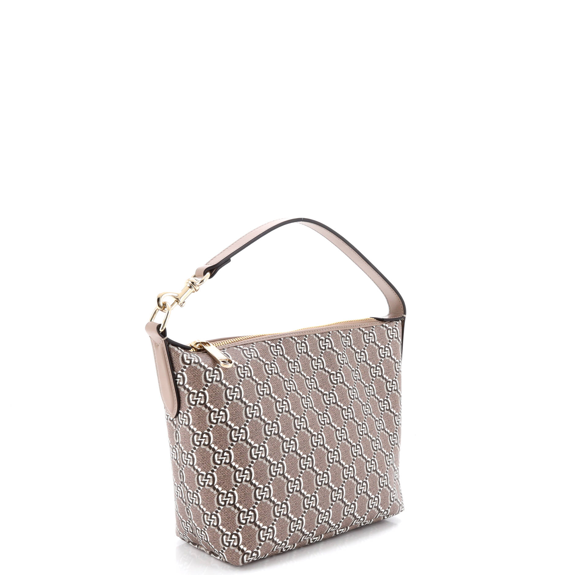 Ophidia Zip Shoulder Bag GG Shadow Coated Canvas Super Mini
