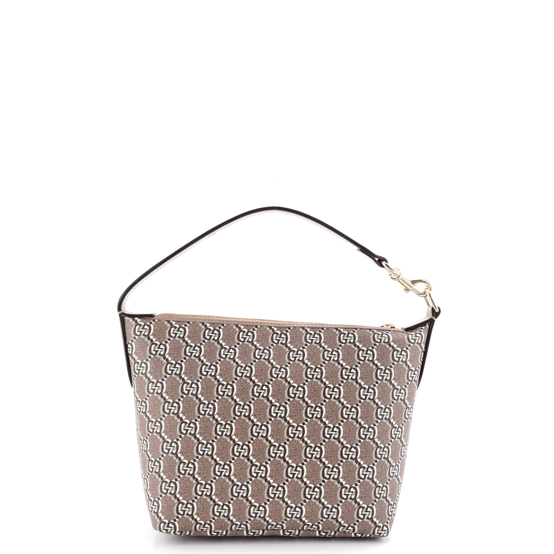 Ophidia Zip Shoulder Bag GG Shadow Coated Canvas Super Mini
