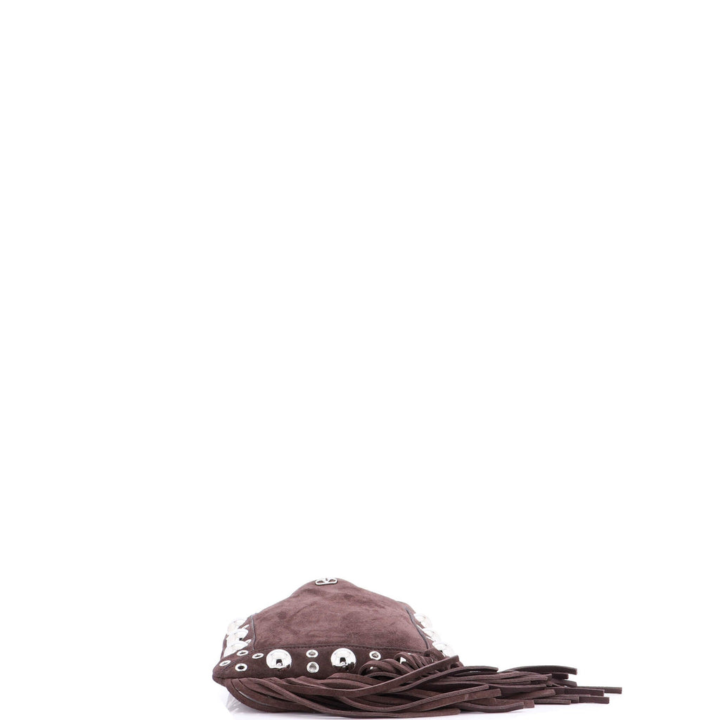 Nellcote Shoulder Bag Studded Suede