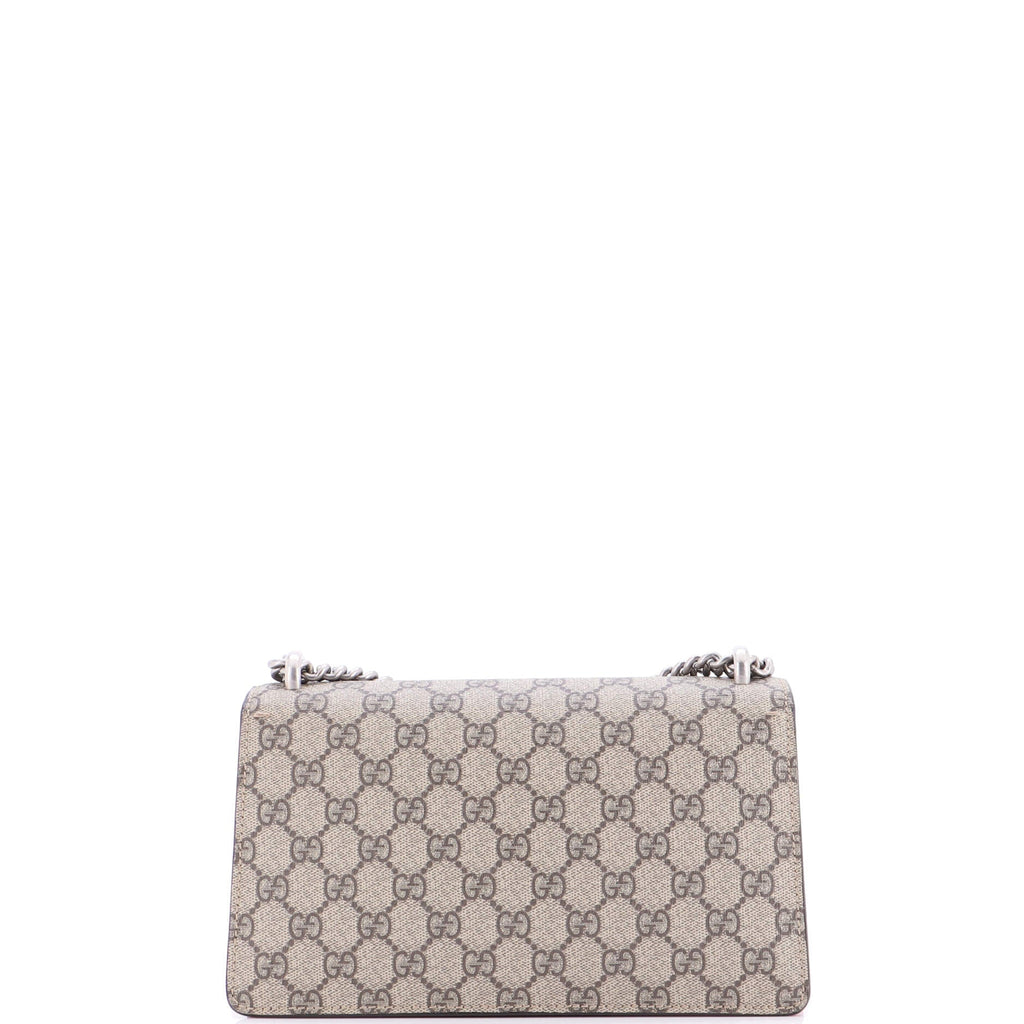 Dionysus Bag GG Coated Canvas with Crystal Embellished Metal Small