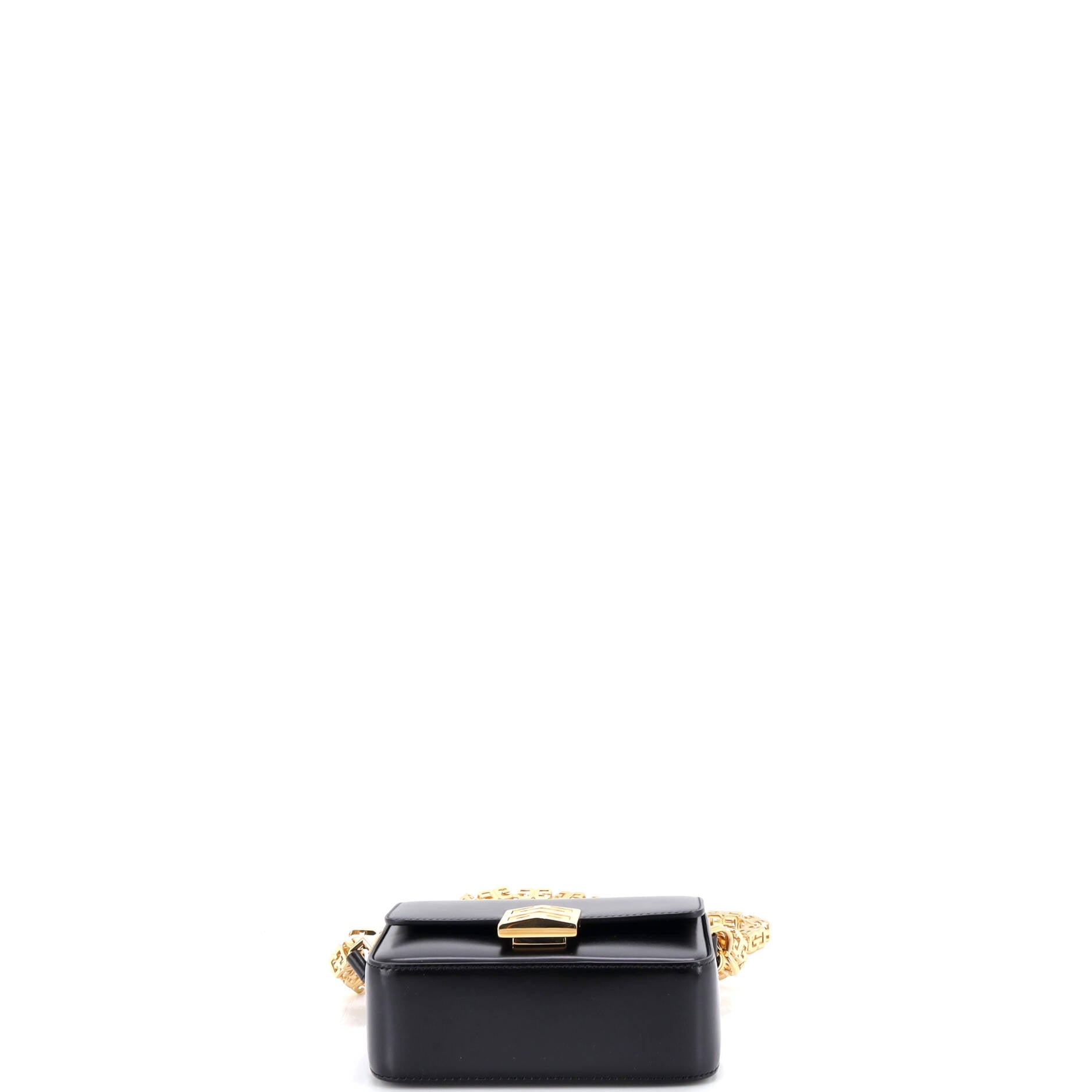 4G Cube Chain Top Handle Bag Leather Small