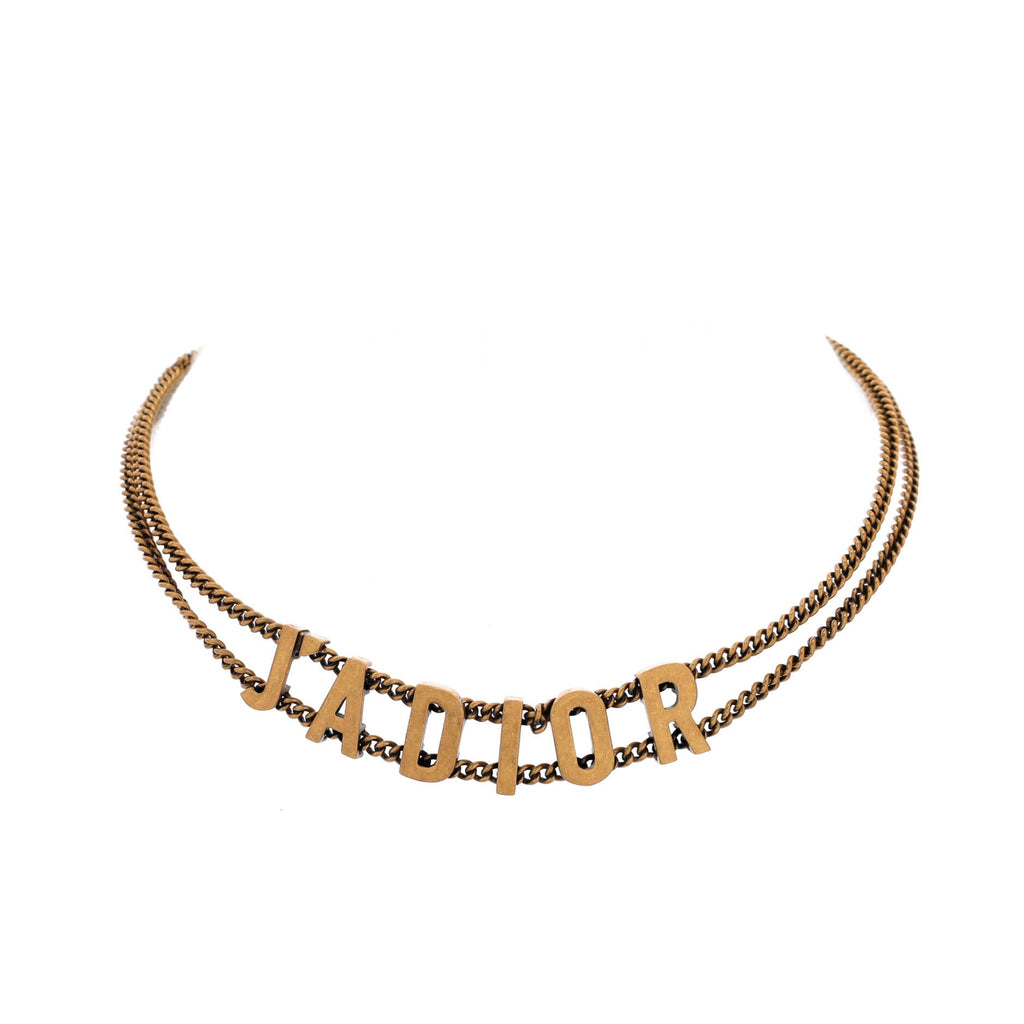 J'Adior Chain Choker Necklace Metal