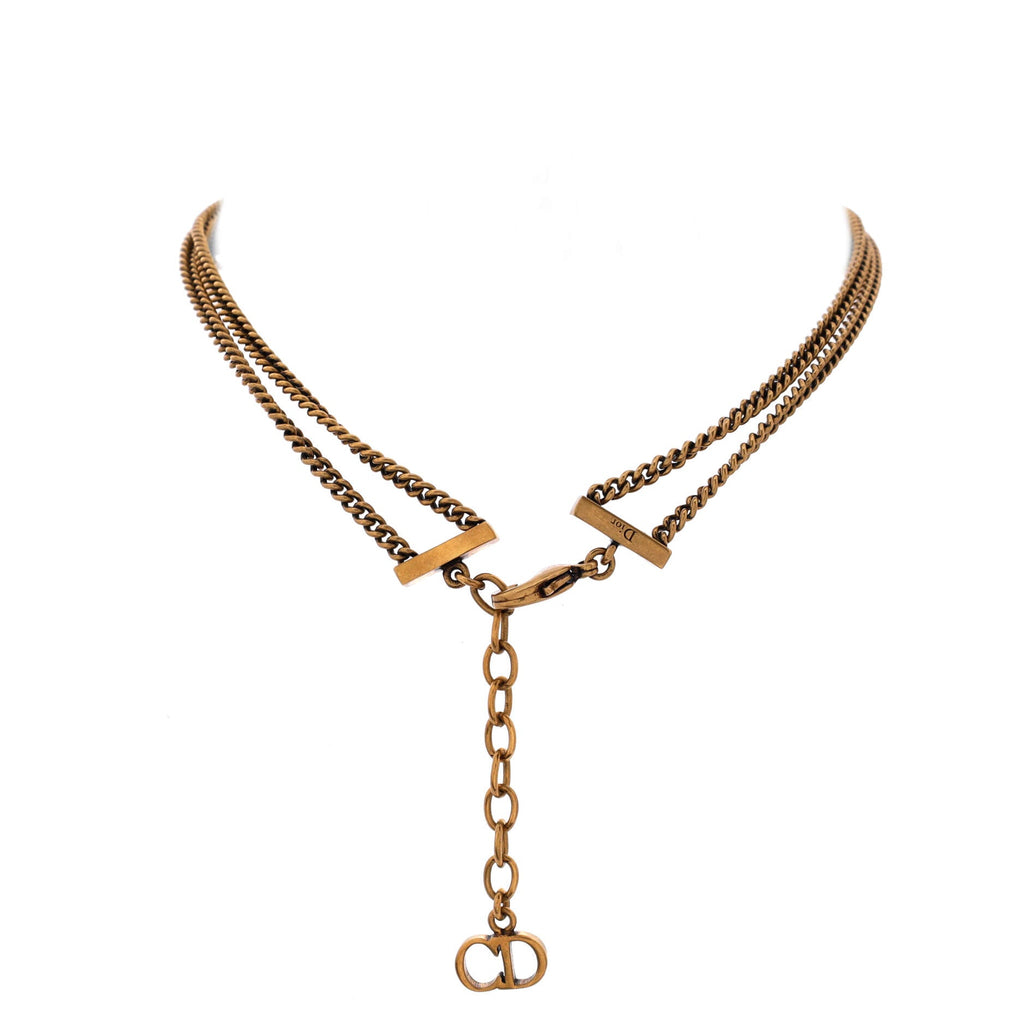 J'Adior Chain Choker Necklace Metal