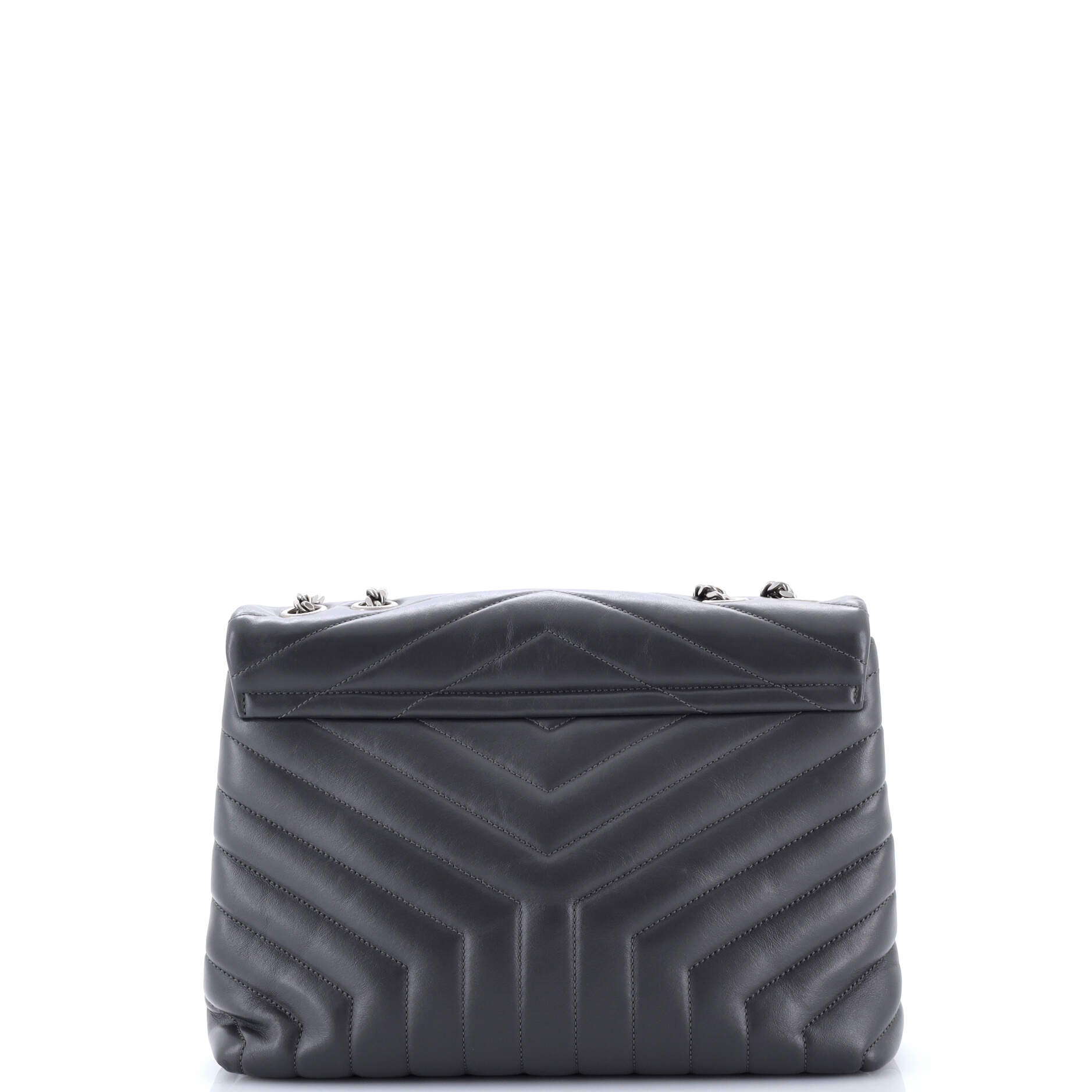 Loulou Shoulder Bag Matelasse Chevron Leather Medium