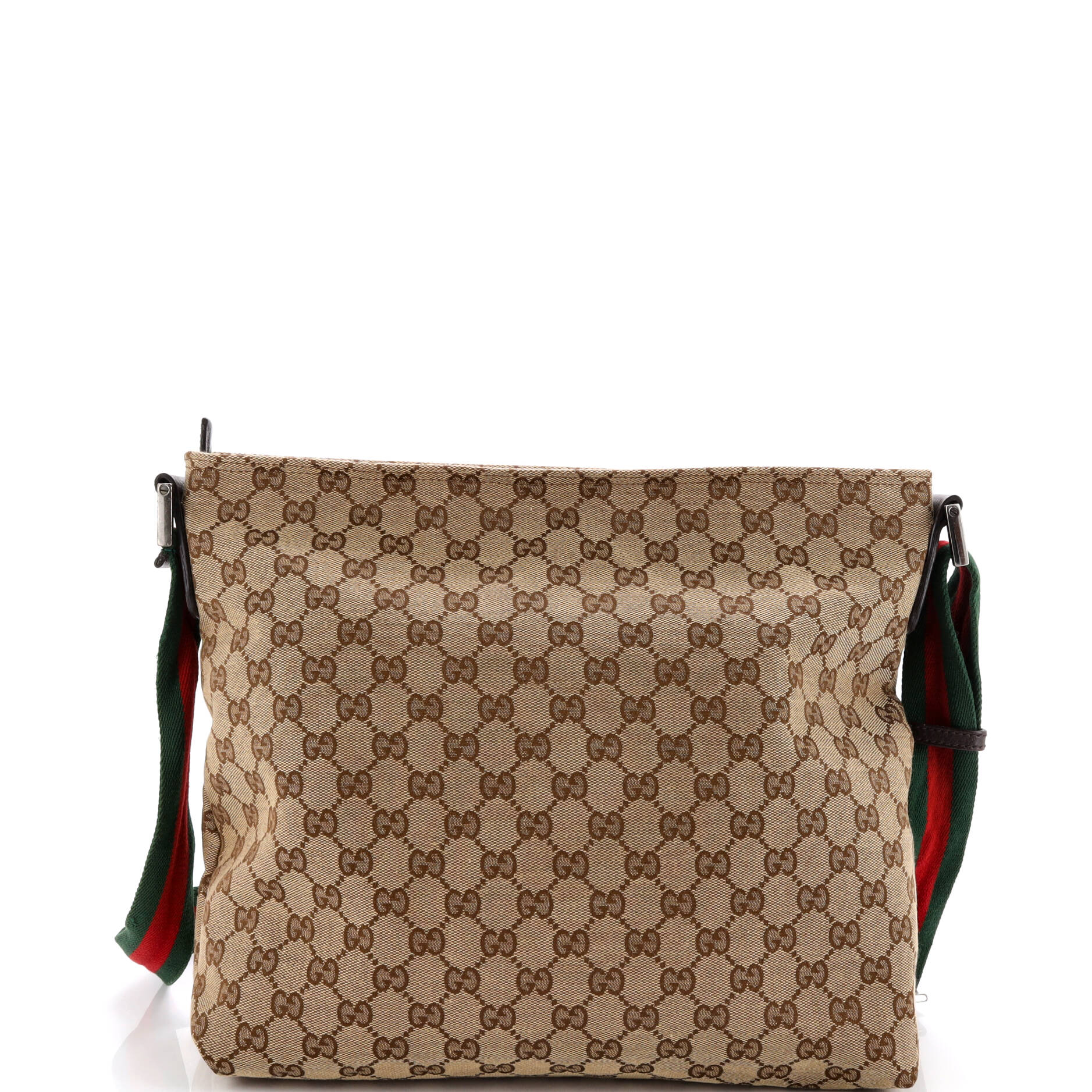Front Pocket Web Messenger GG Canvas Medium