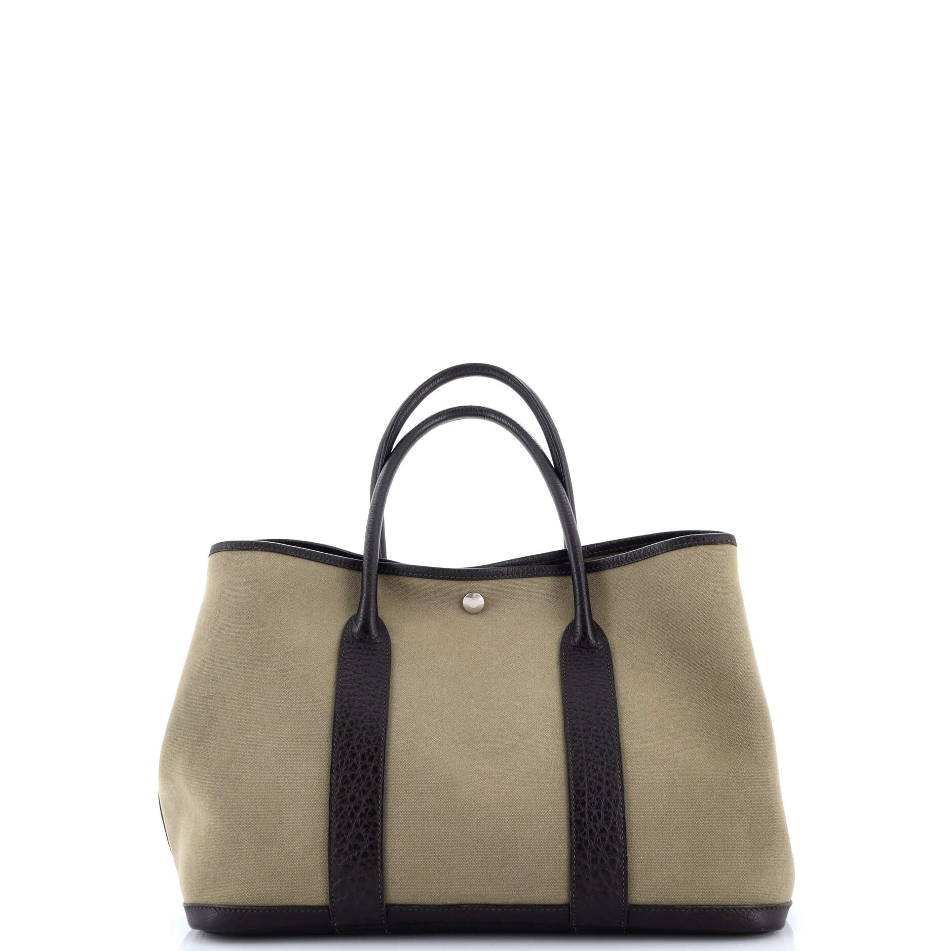 Garden Party Tote Toile and Leather 36