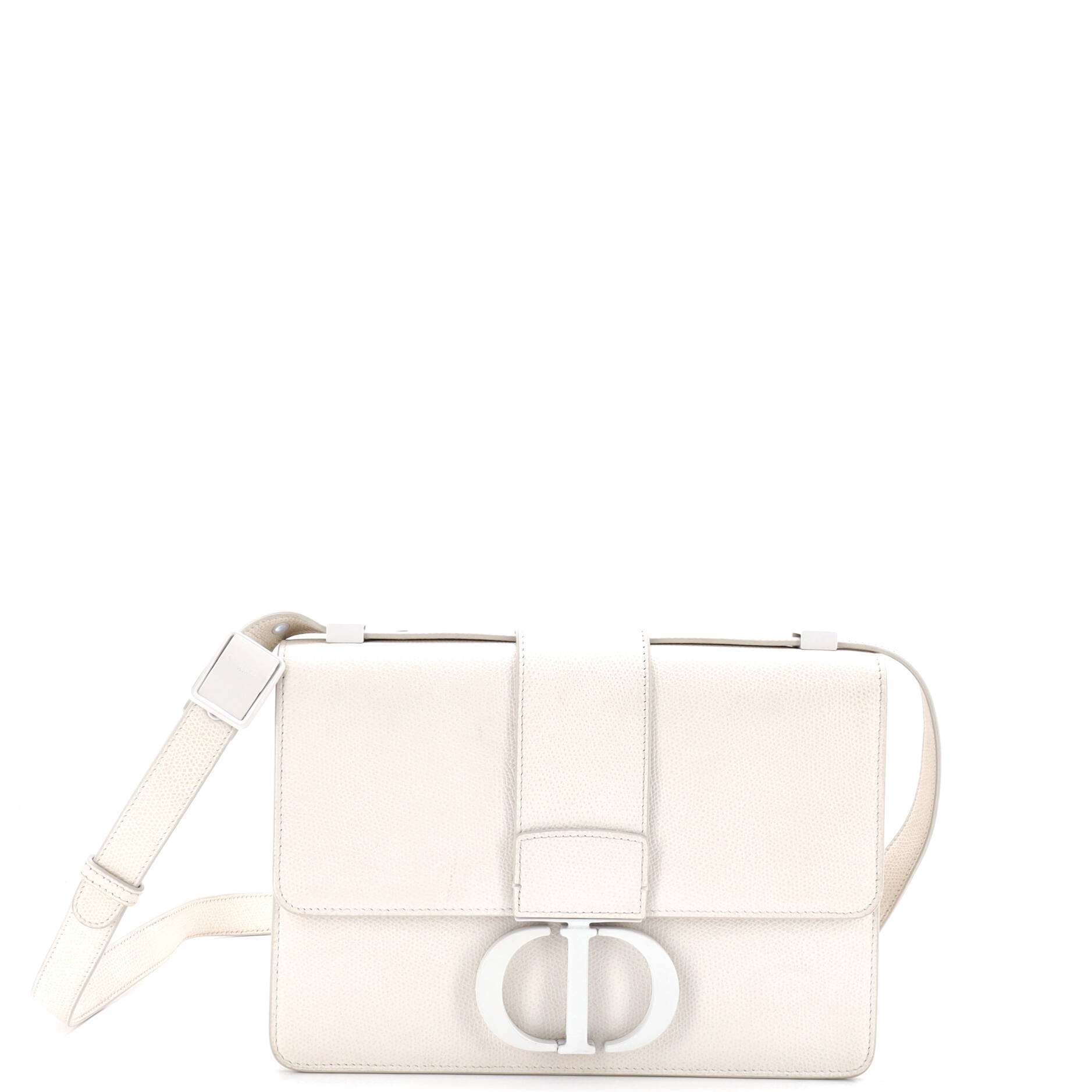 30 Montaigne Flap Bag Leather
