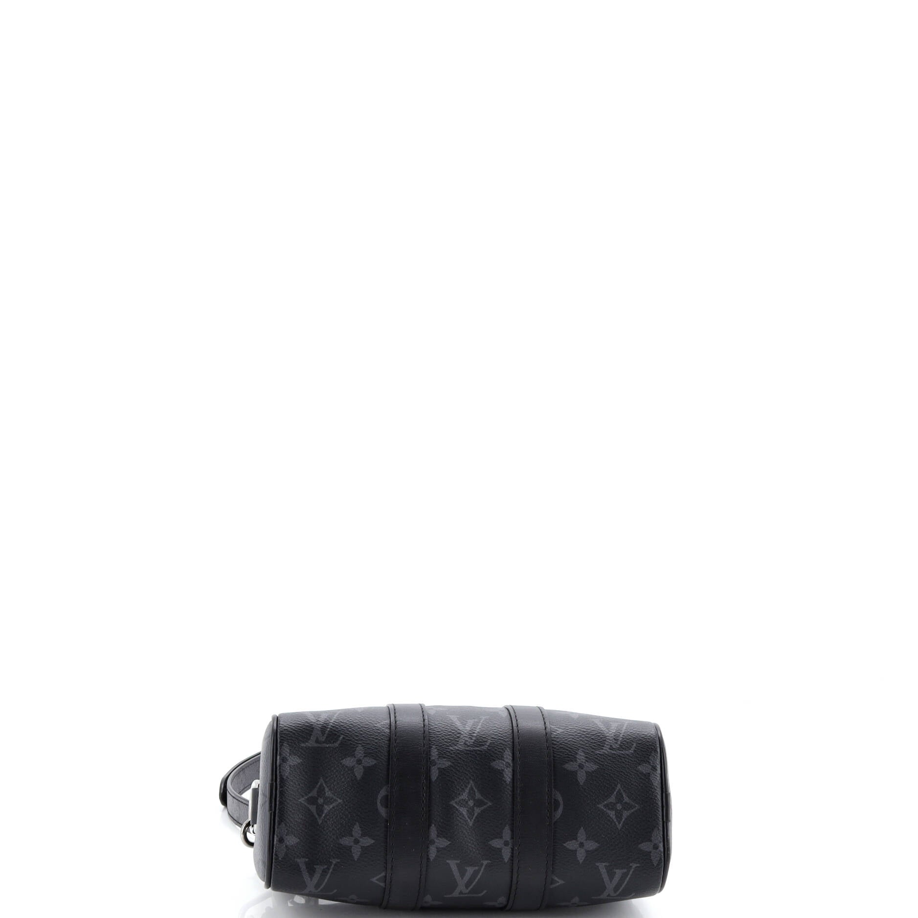 Keepall Bandouliere Bag Reverse Monogram Eclipse Canvas XS