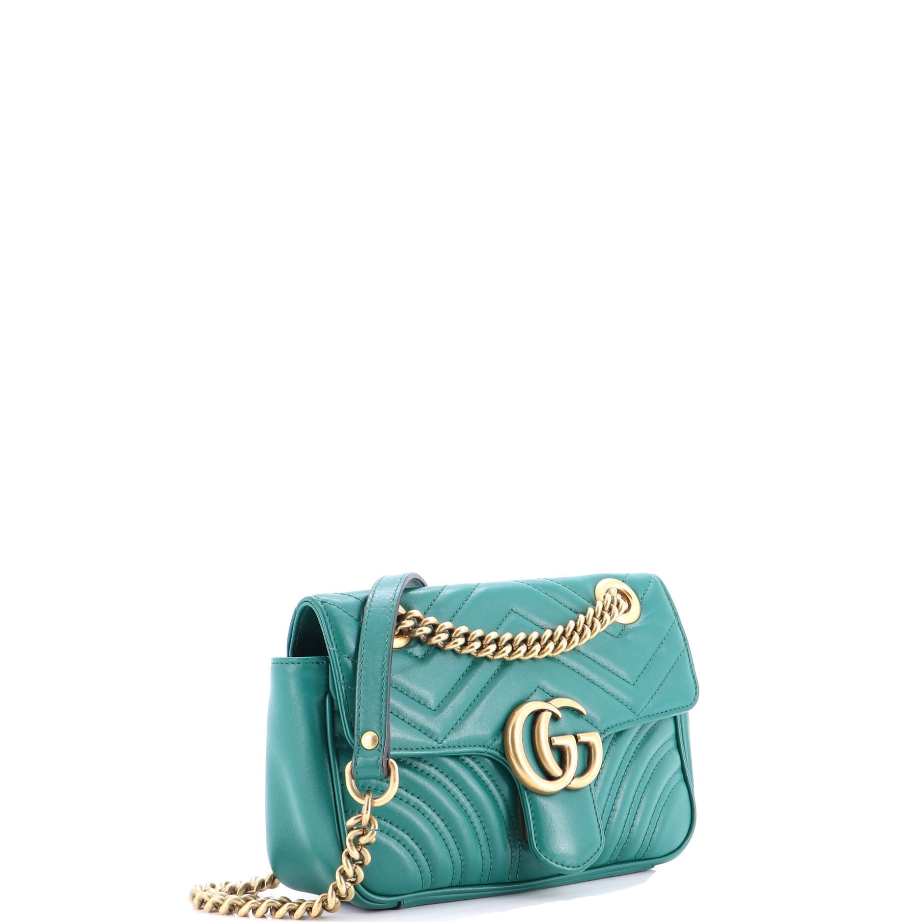 GG Marmont Flap Bag Matelasse Leather Mini