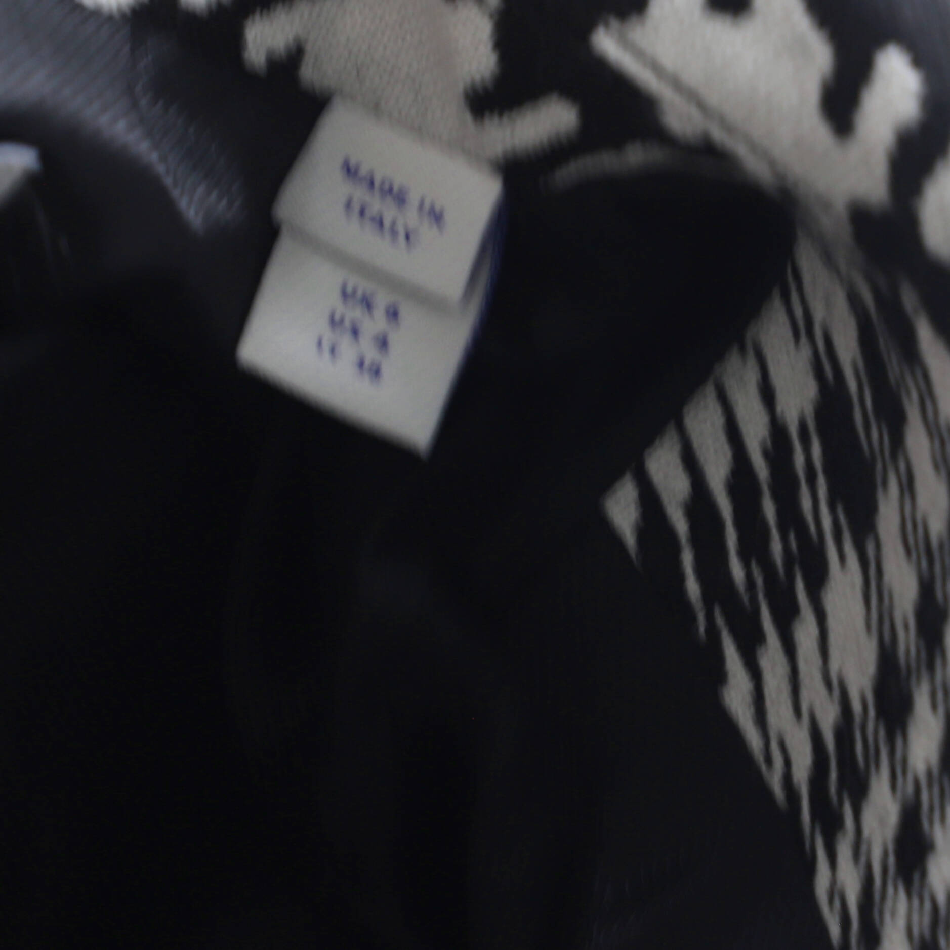 Women's Button Up Coat Houndstooth Wool