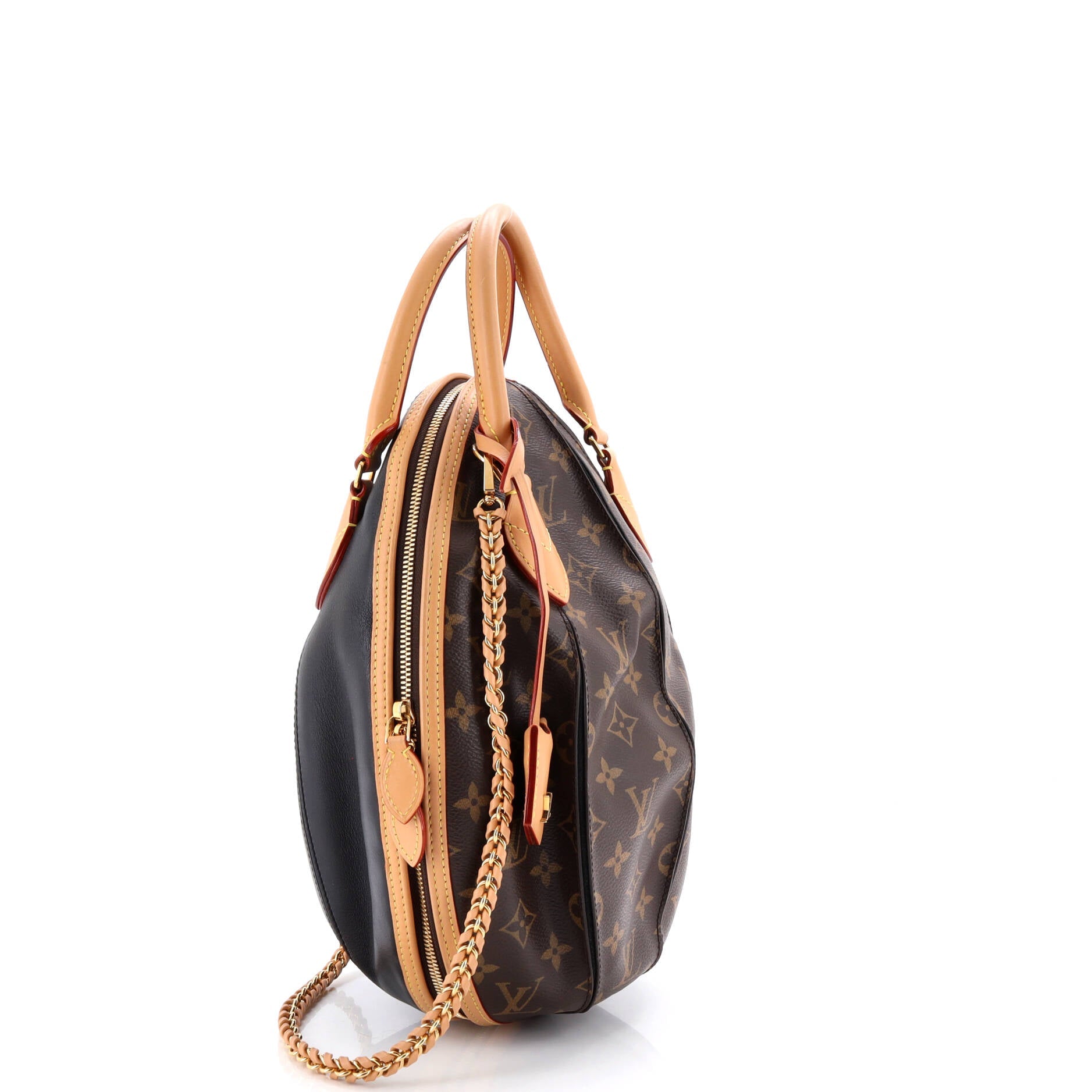 Egg Souple Bag Monogram Canvas and Leather