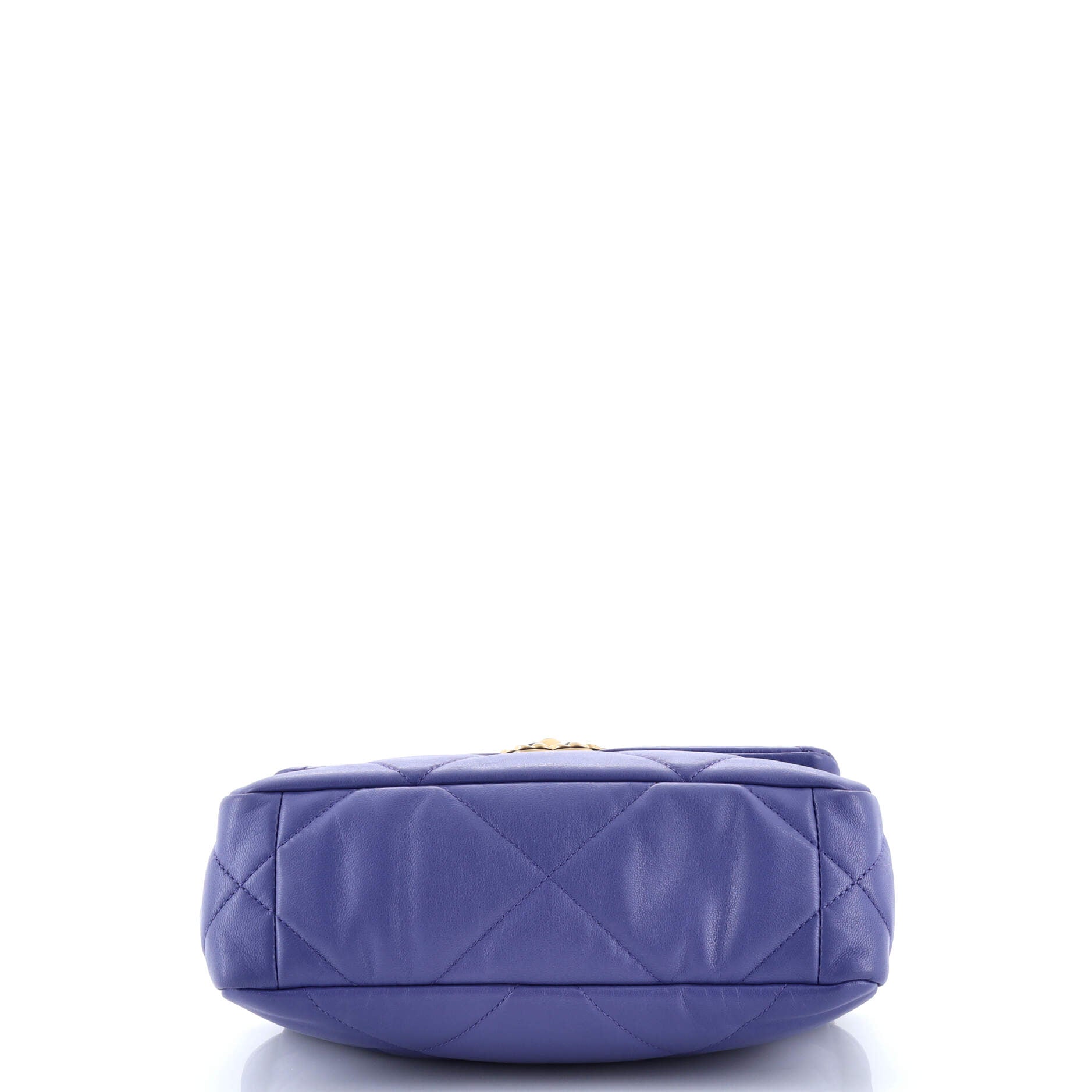 19 Flap Bag Quilted Leather Medium