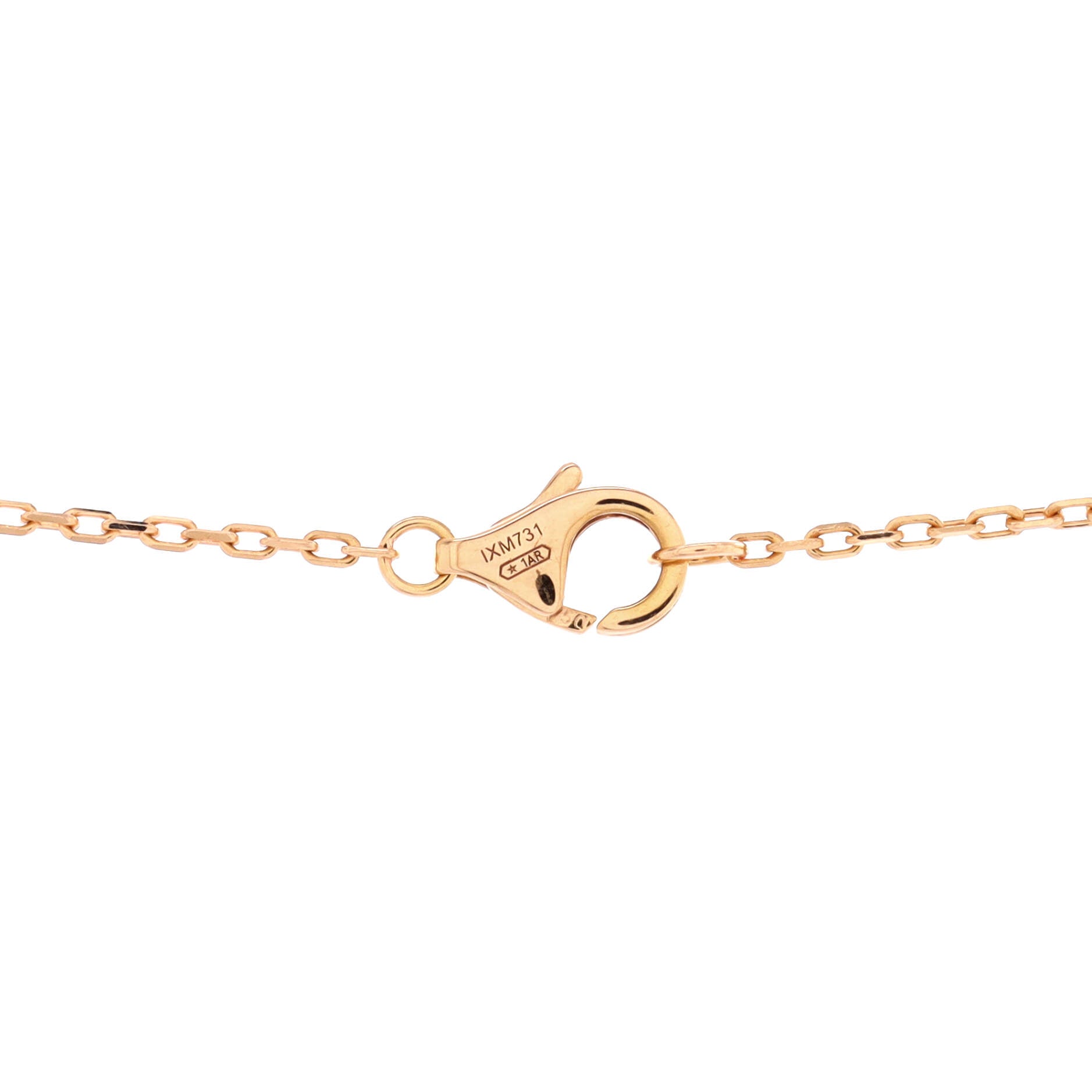 Juste un Clou Pendant Necklace 18K Rose Gold with Diamonds