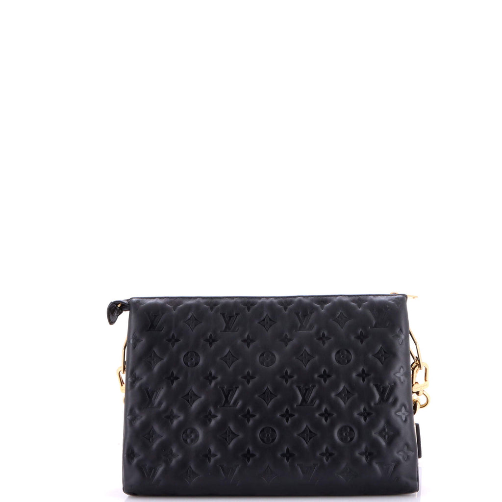 Coussin Bag Monogram Embossed Lambskin MM