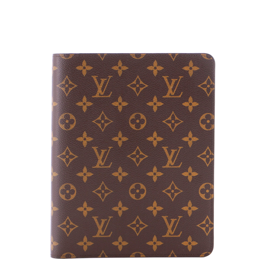 Desk Agenda Cover Monogram Canvas